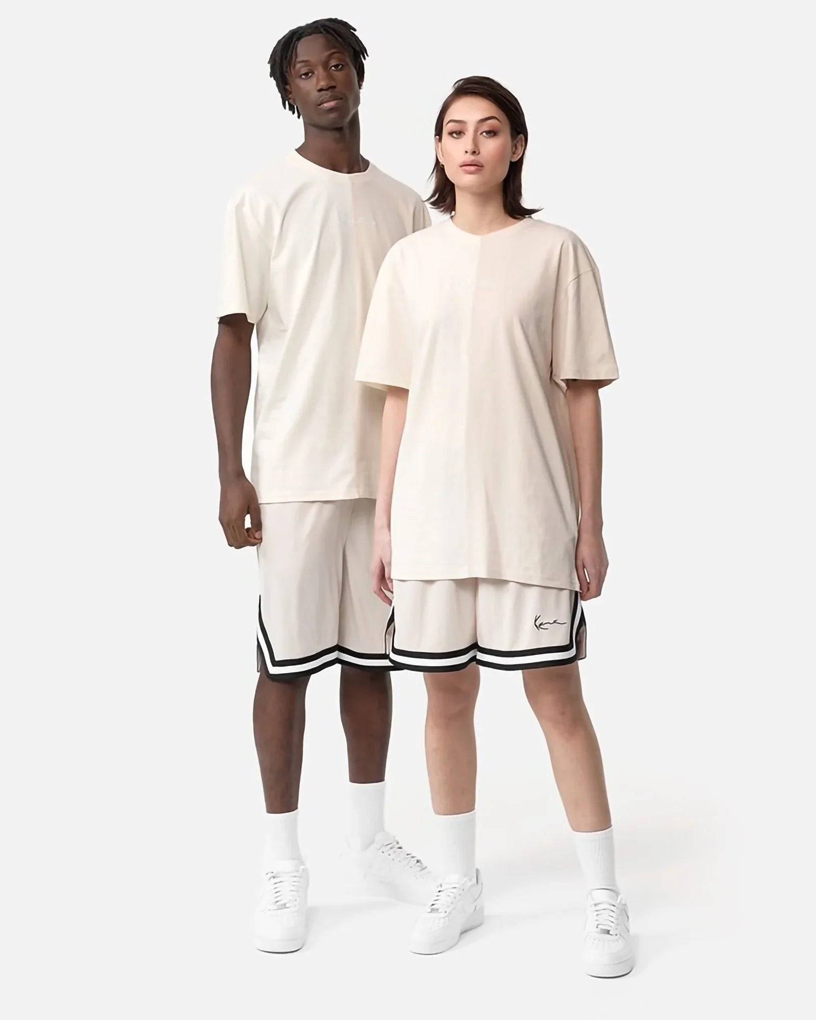 Karl Kani Kk Split Tee White / Beige