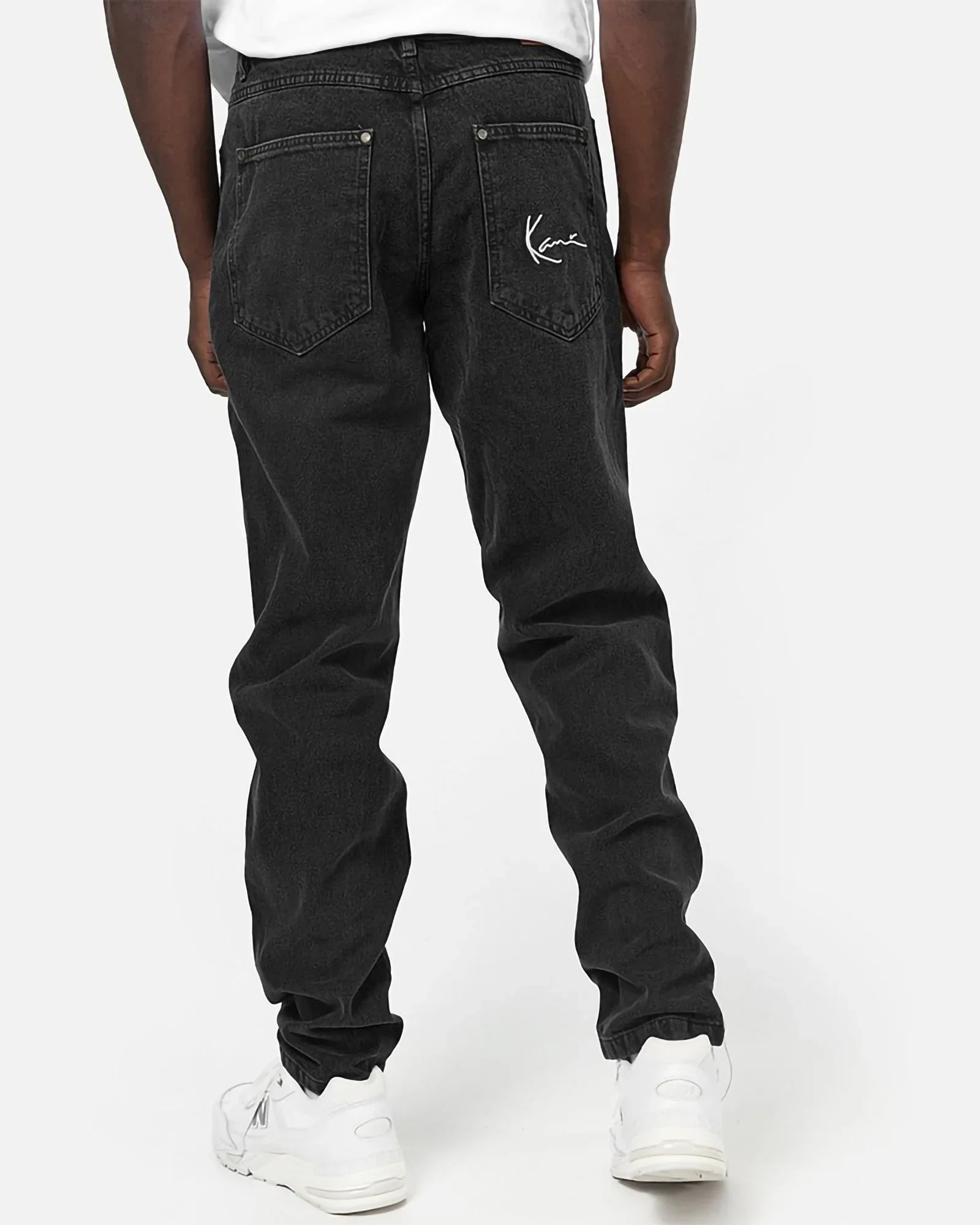 Karl Kani Kk Small Signature Tapered Five Pocket Denim Vintage Black