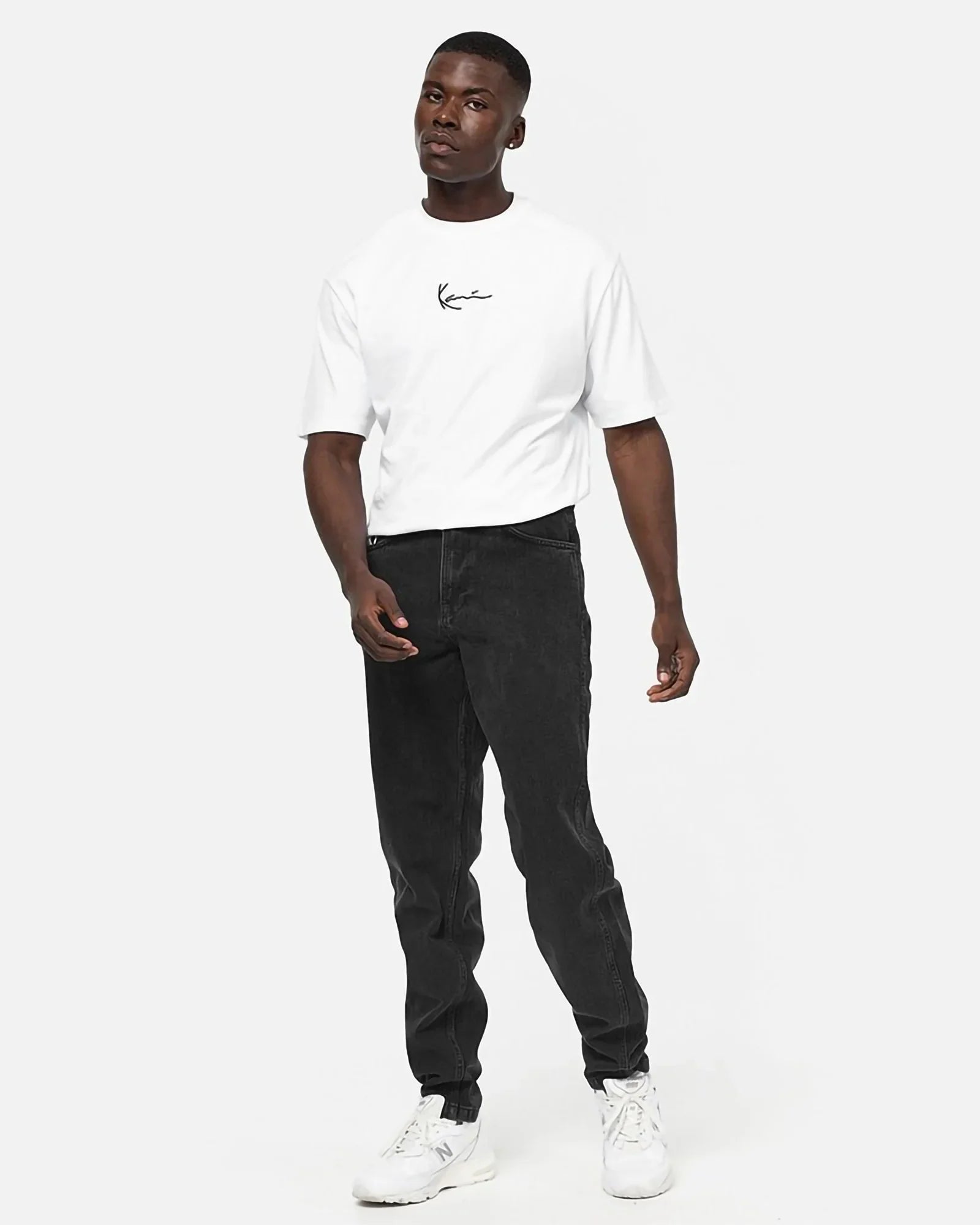 Karl Kani Kk Small Signature Tapered Five Pocket Denim Vintage Black