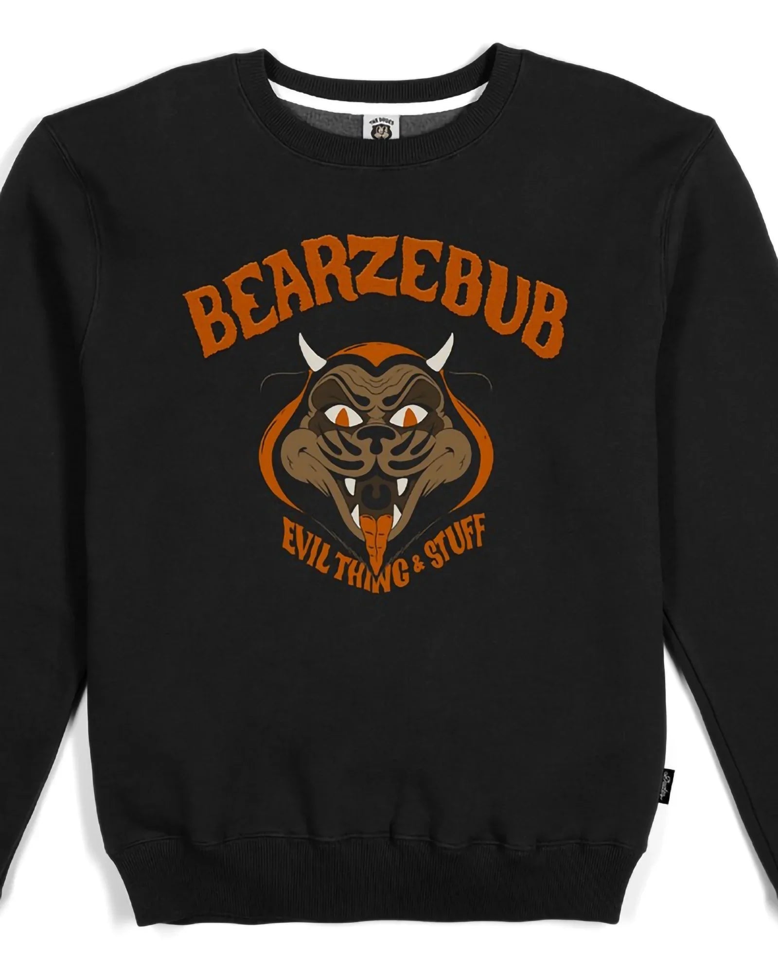 The Dudes Bearzebub Crewneck Black