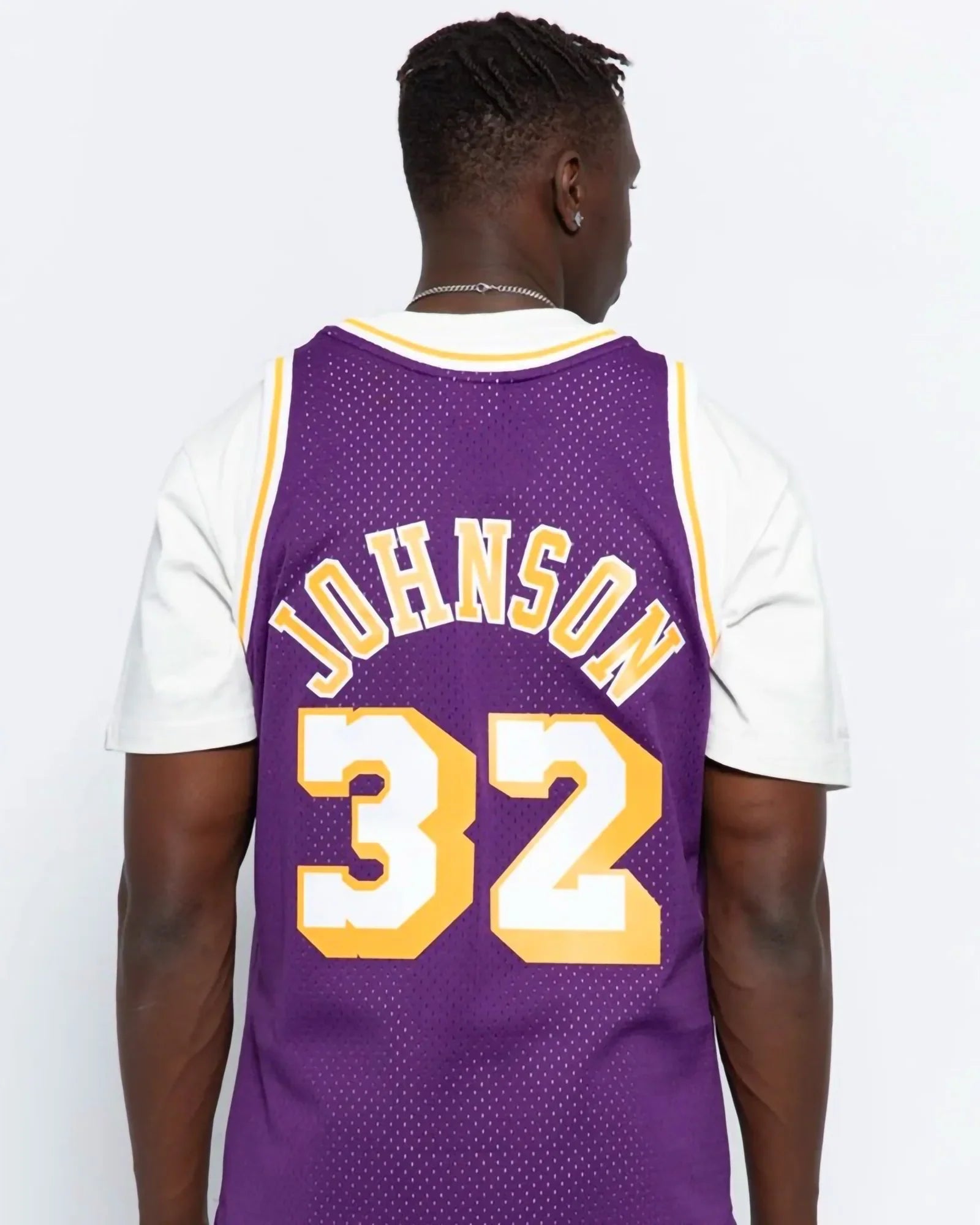 MITCHELL & NESS NBA Swingman Road Jersey Lakers 1984-85 Magic
