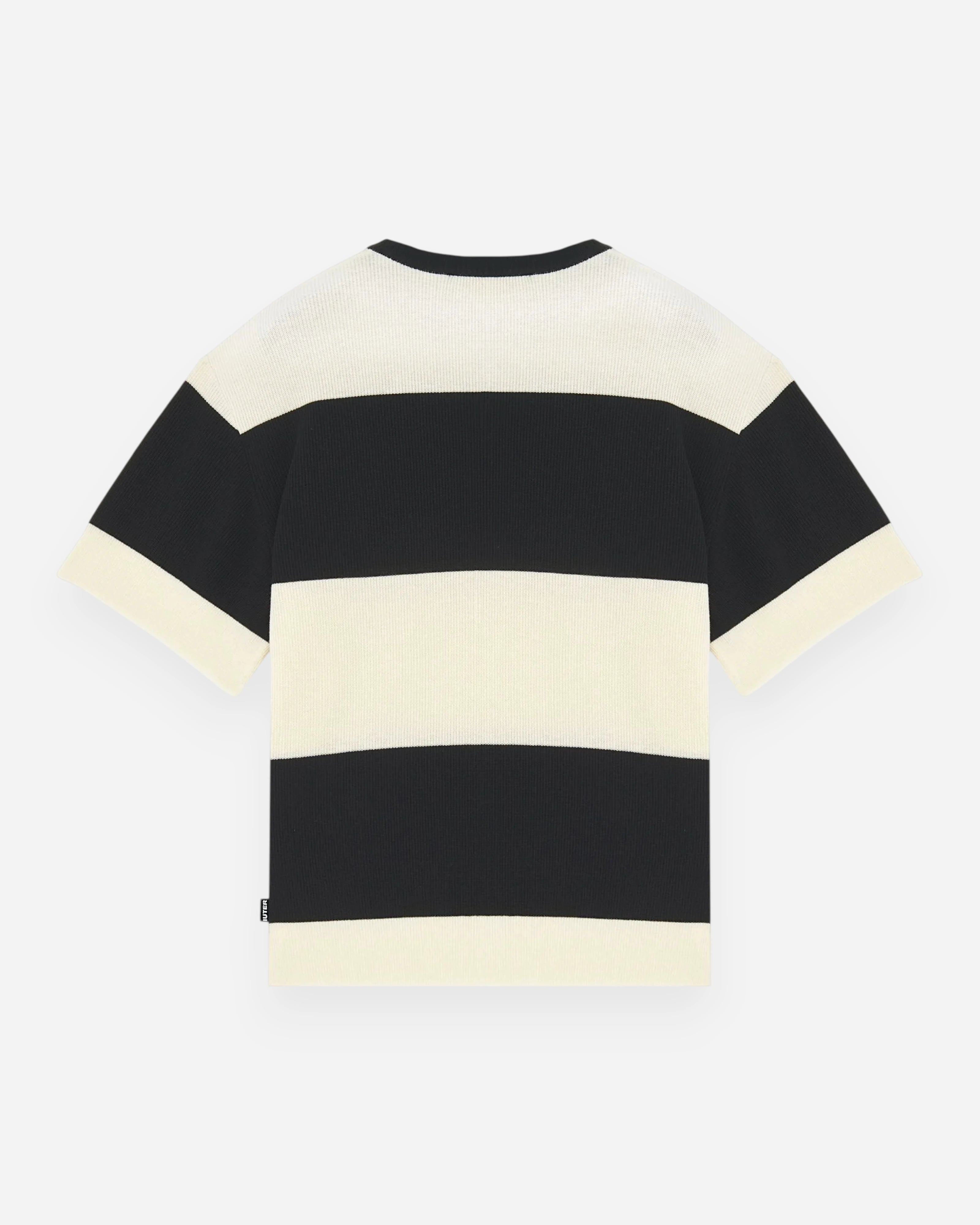 Iuter Harmony Band Knit Oversize Tee Jumper Black