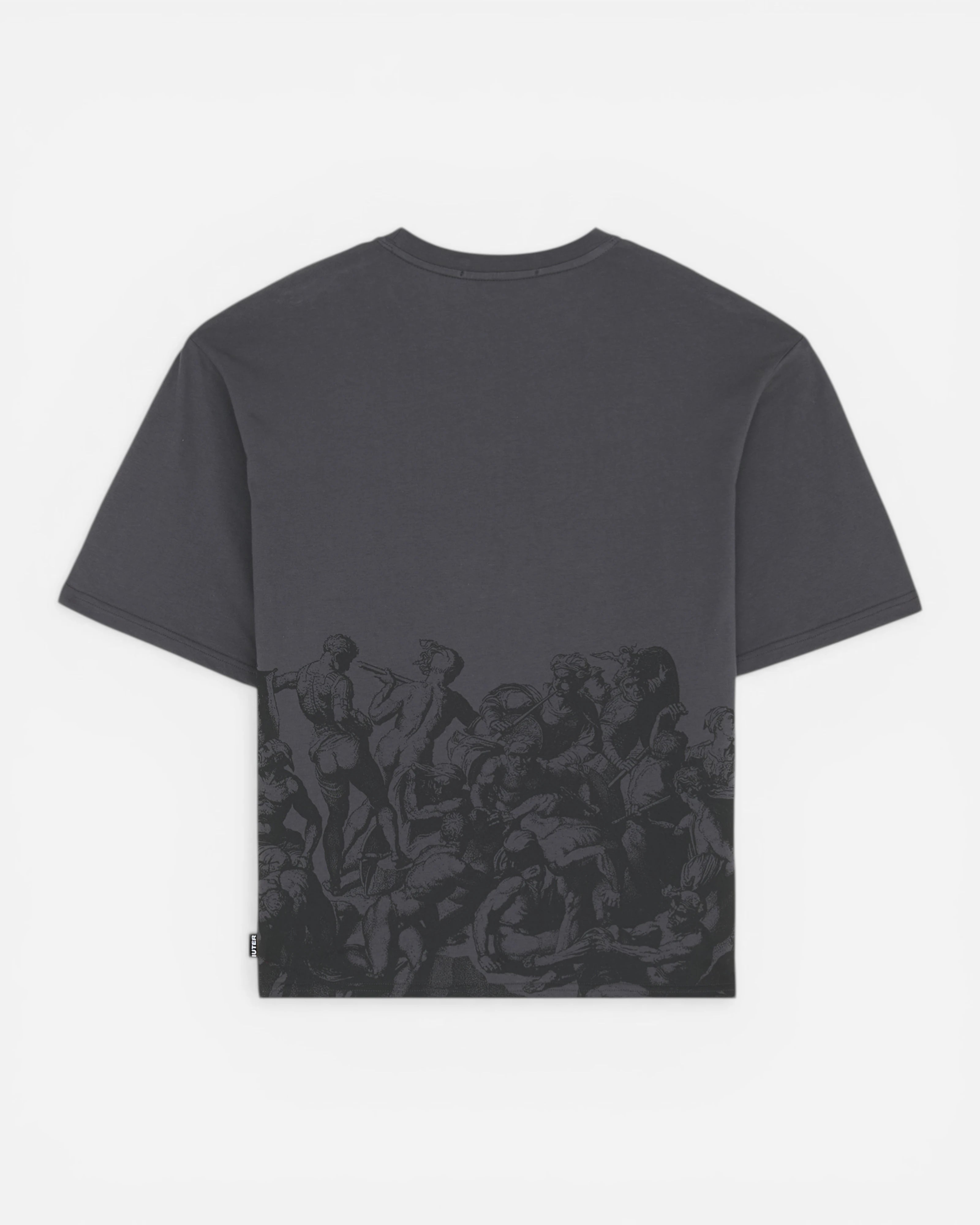 Battle Reverse Stitch Tee Asphalt
