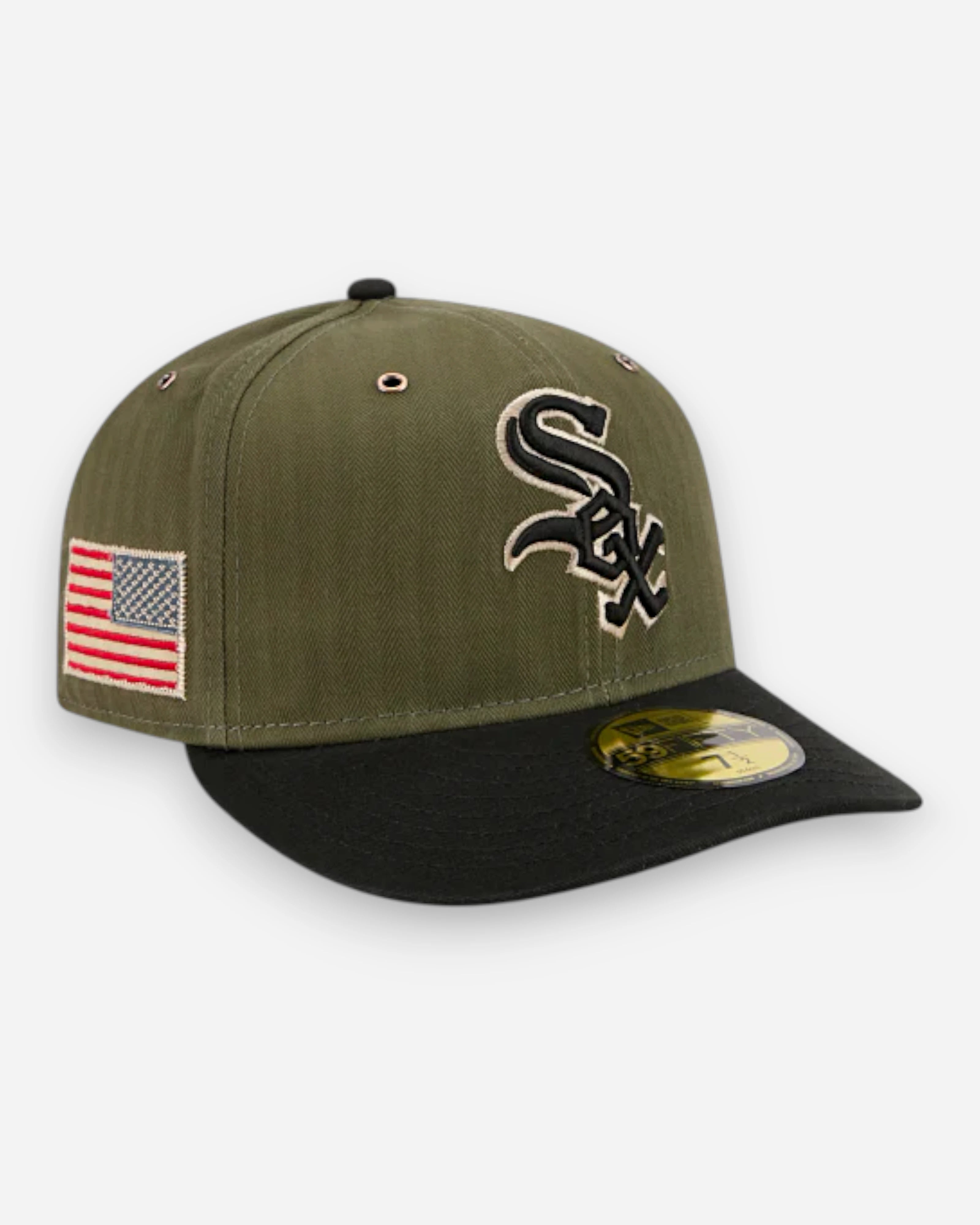 59FIFTY Chicago White Sox MLB Herringbone Dark Green