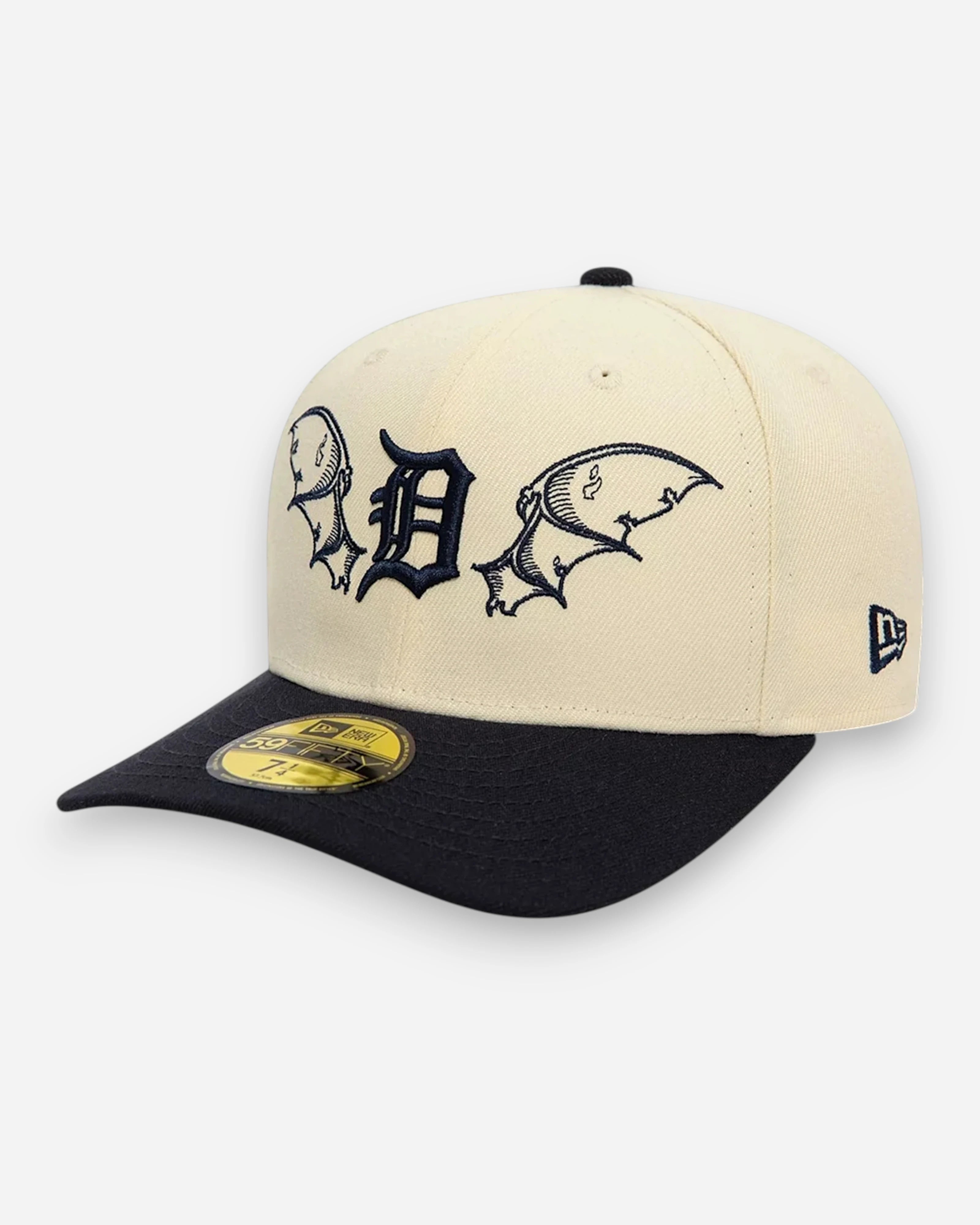 59FIFTY Detroit Tigers MLB Team Wings Light Beige