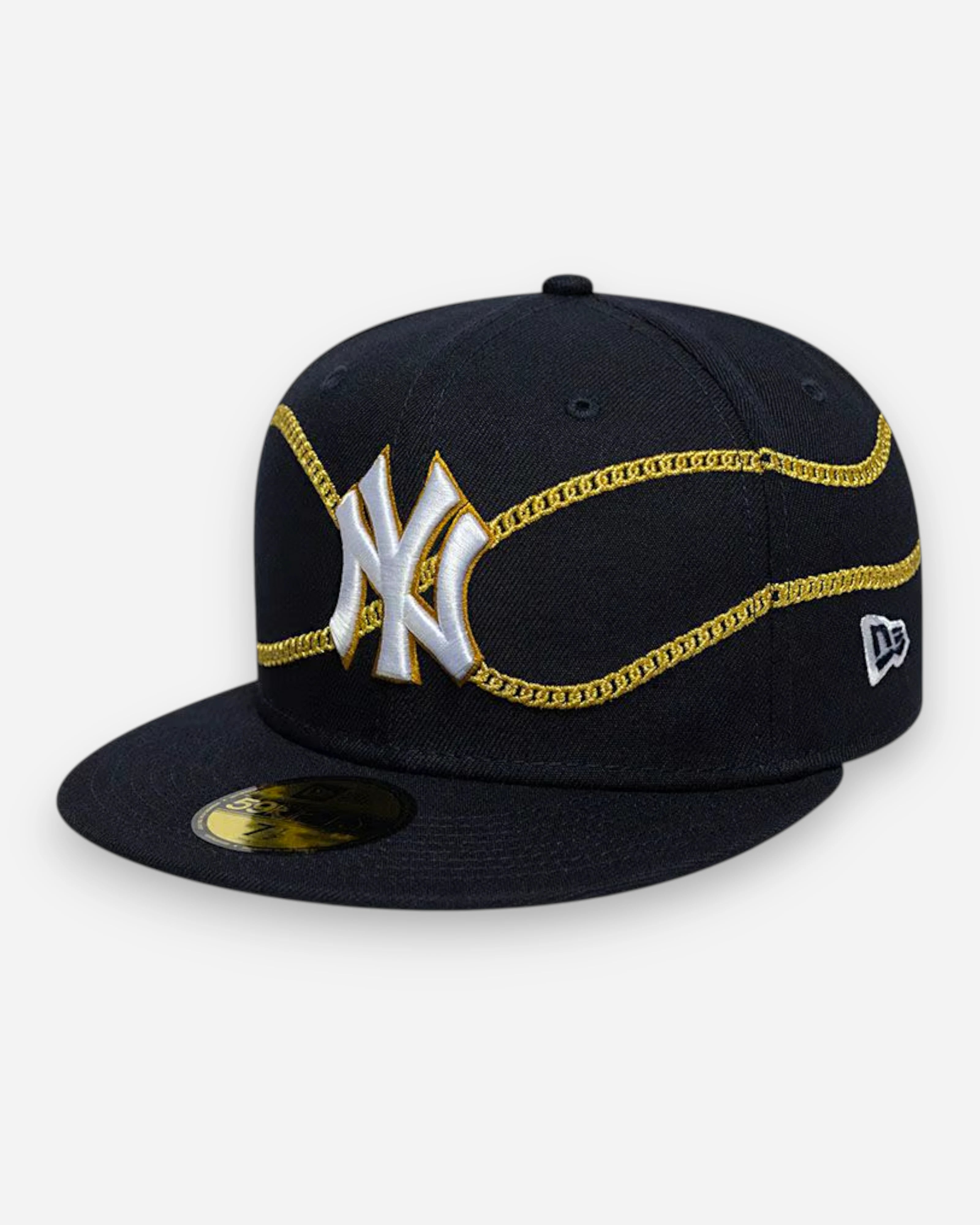59FIFTY Fitted New York Yankees MLB Chain Wrap Navy