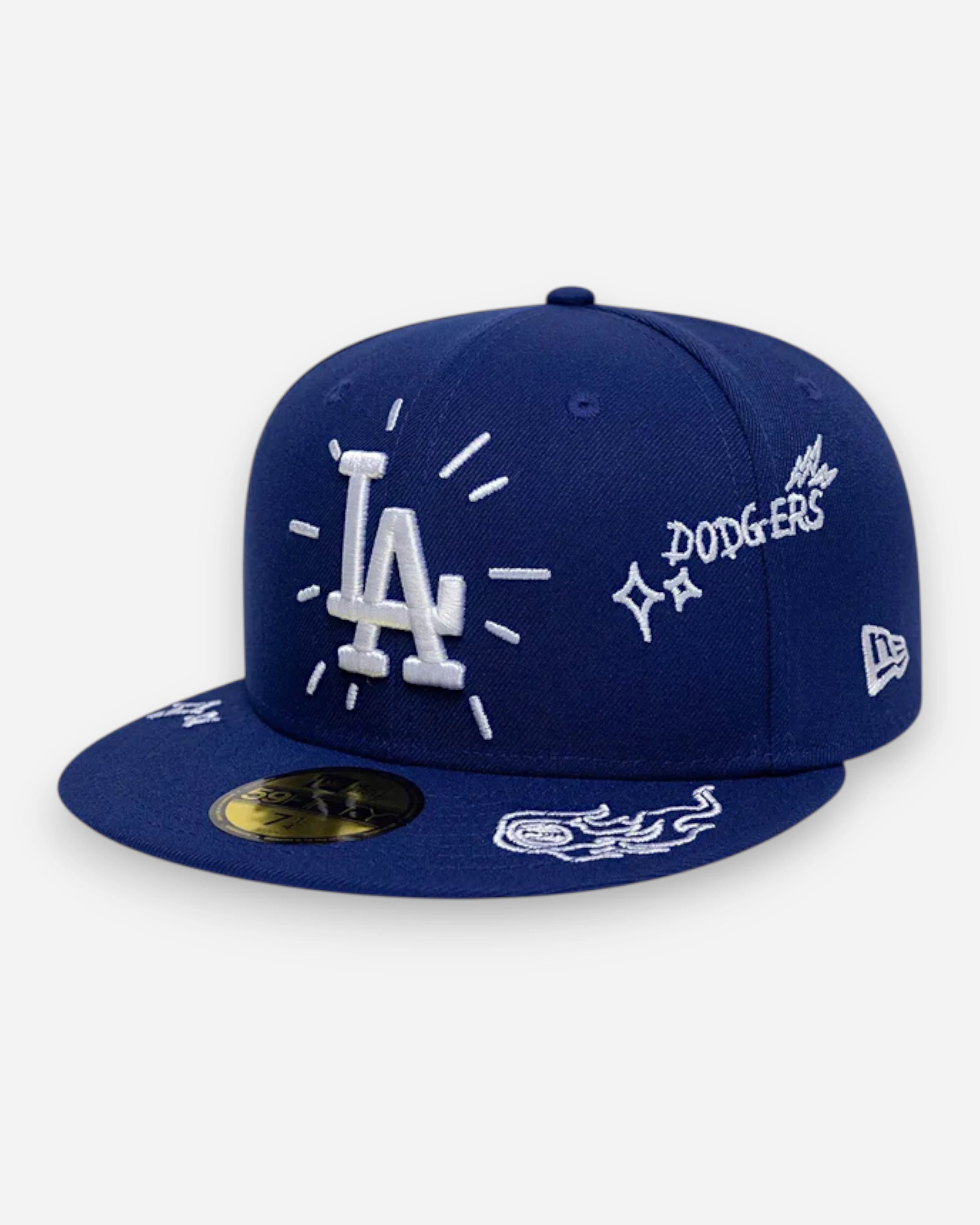 59FIFTY LA Dodgers MLB Scribble Dark Blue