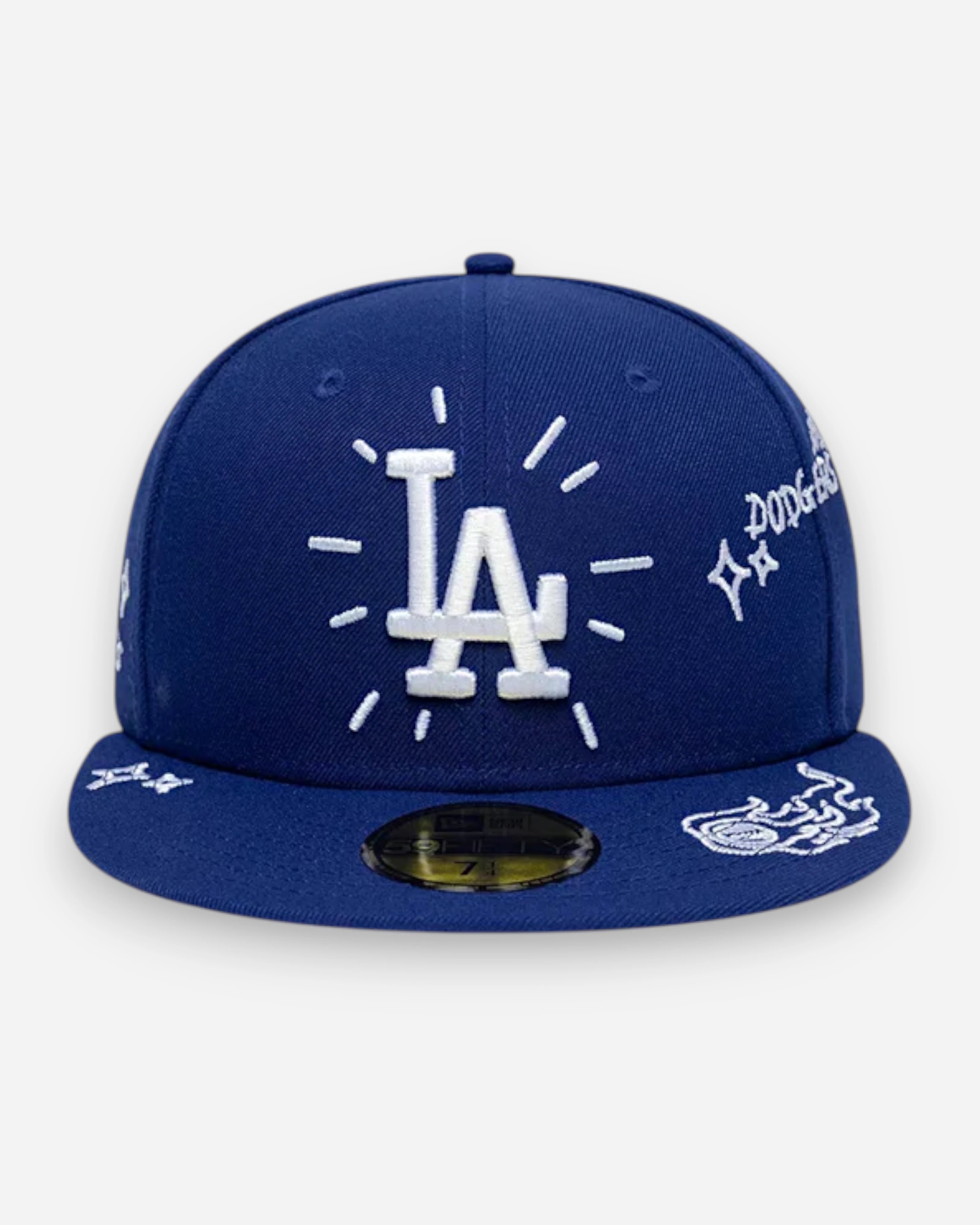 59FIFTY LA Dodgers MLB Scribble Dark Blue