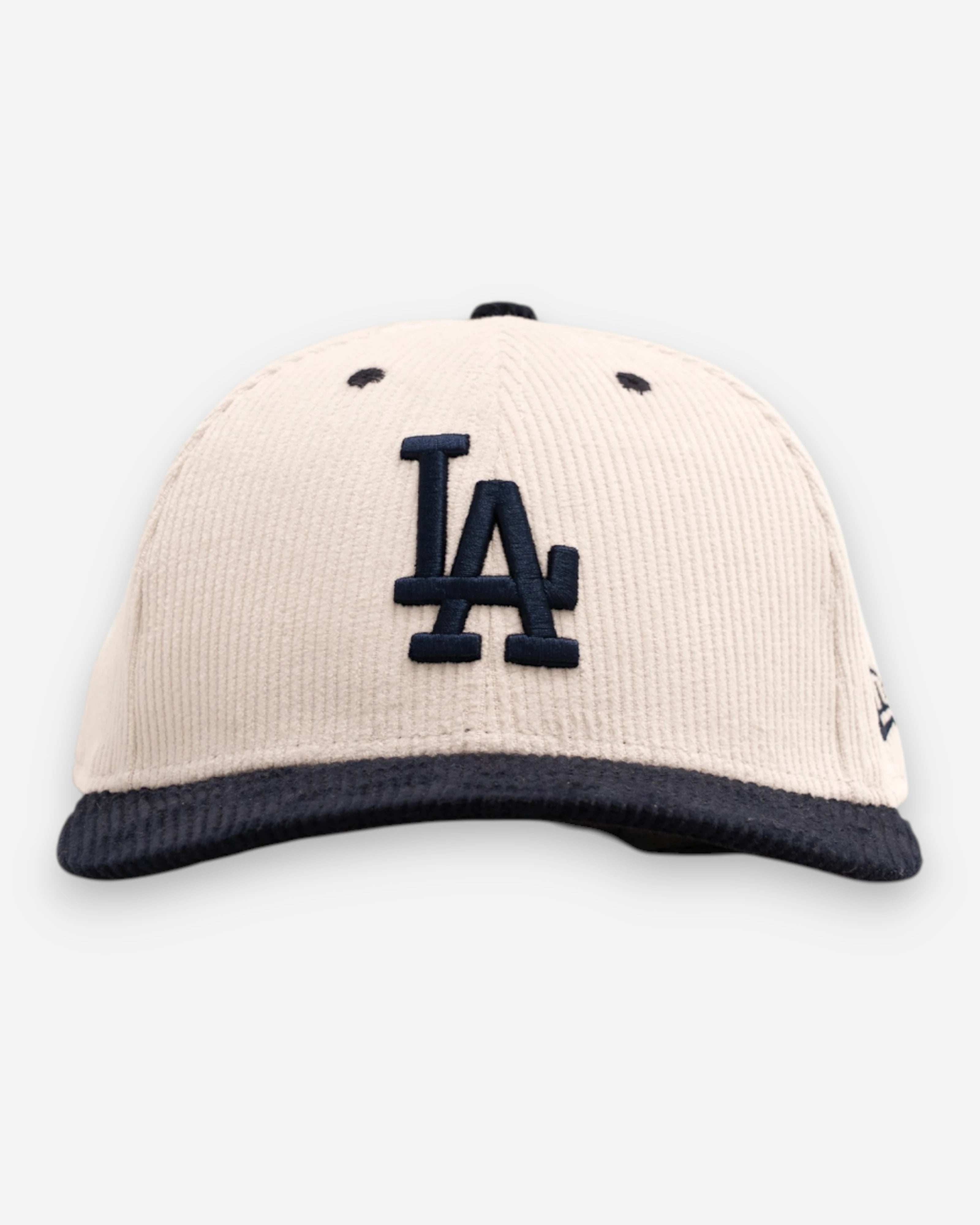 59FIFTY Los Angeles Dodgers MLB Cord Low Profile White Dark Blue