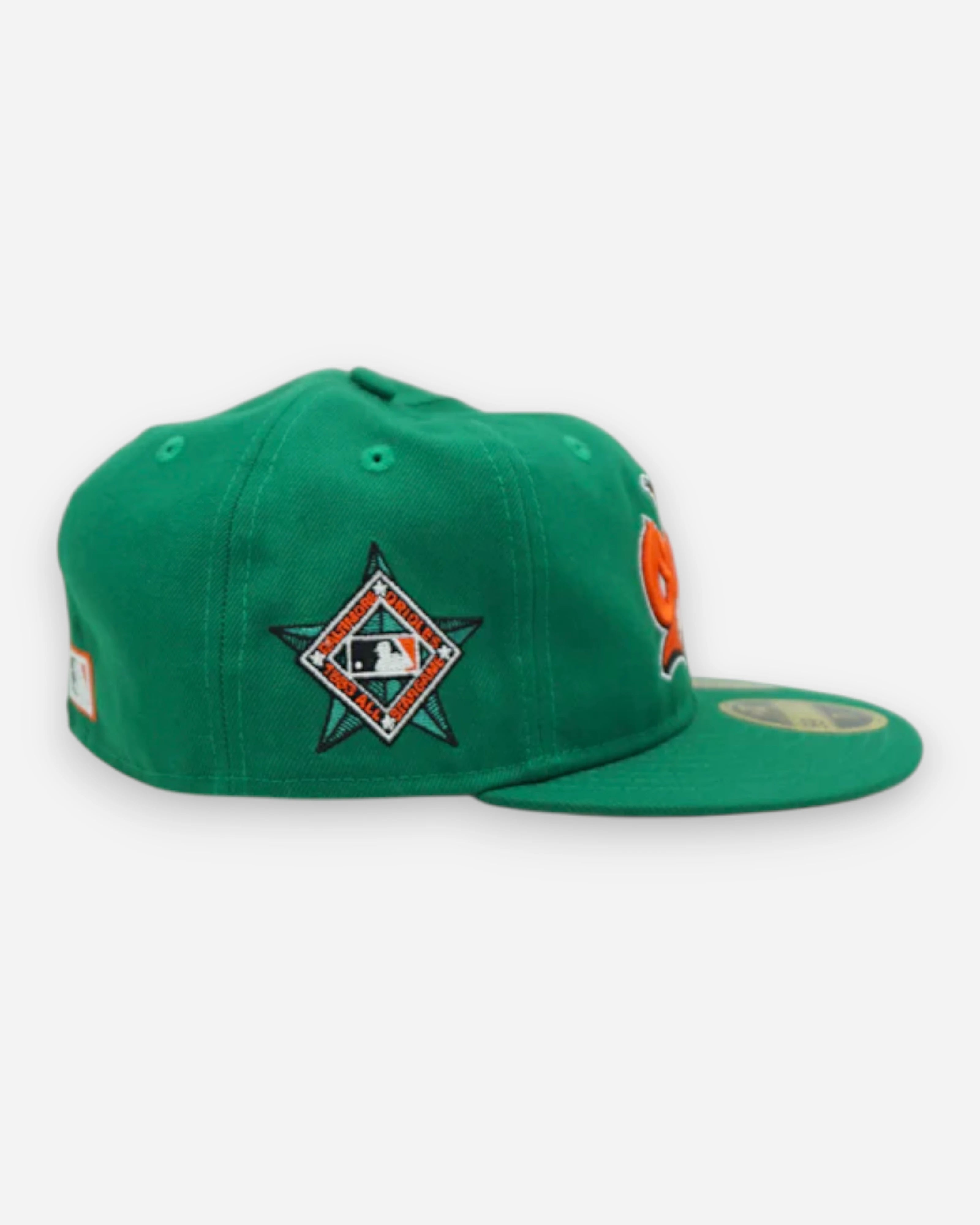 59FIFTY MLB Coop Pin Retro Crown Baltimore Orioles Green Orange