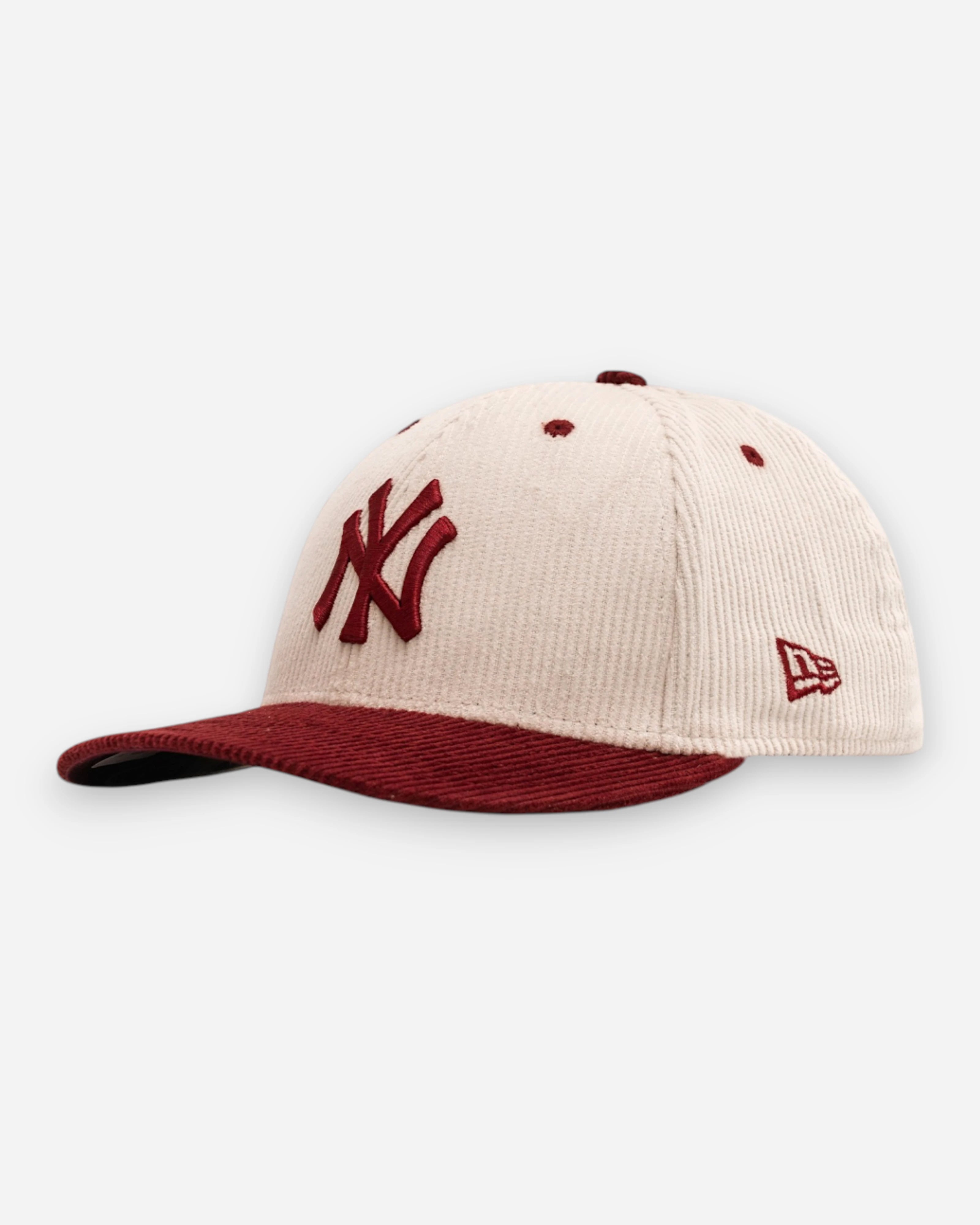 59FIFTY New York Yankees  MLB Low Profile Cord White Red