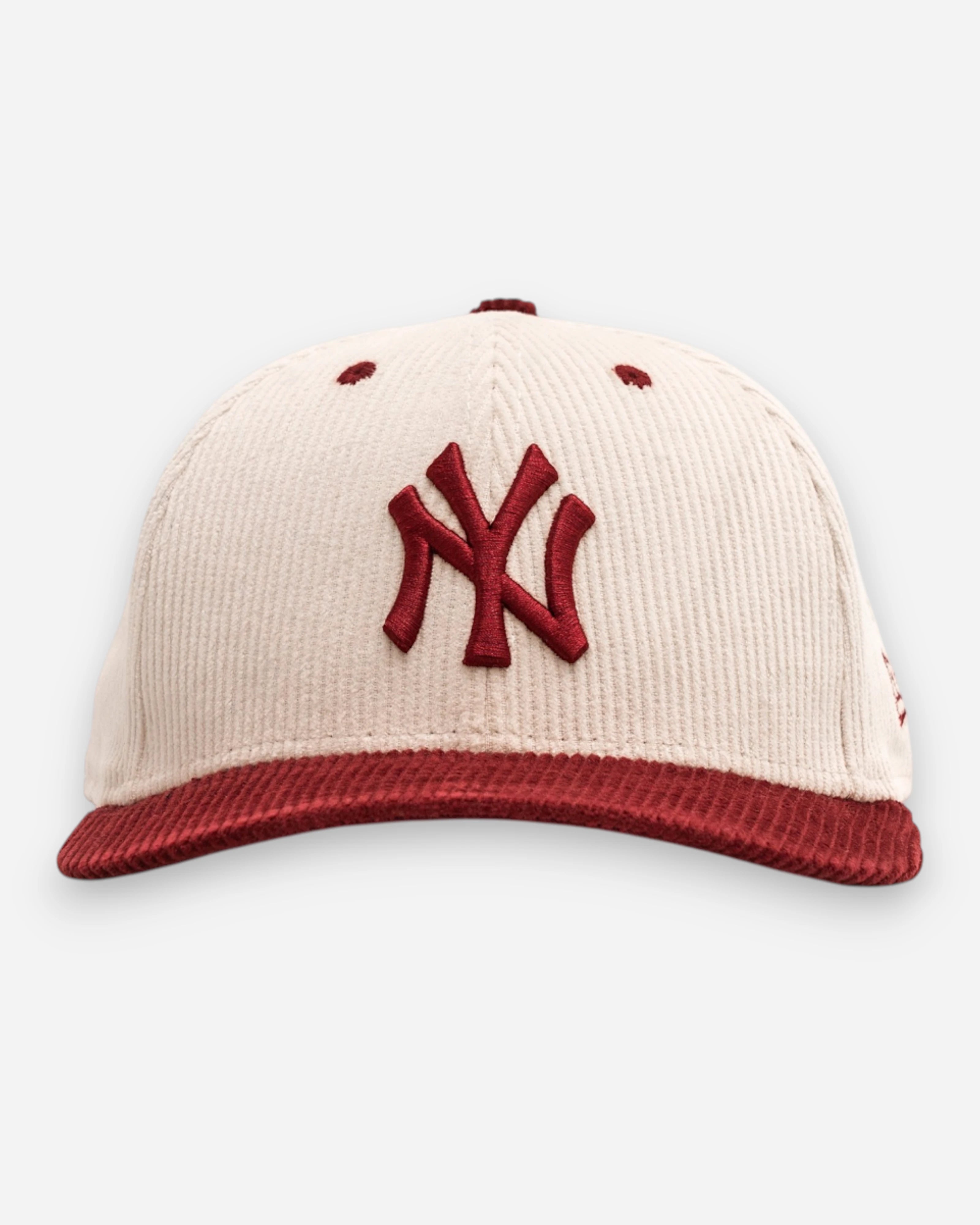 59FIFTY New York Yankees  MLB Low Profile Cord White Red
