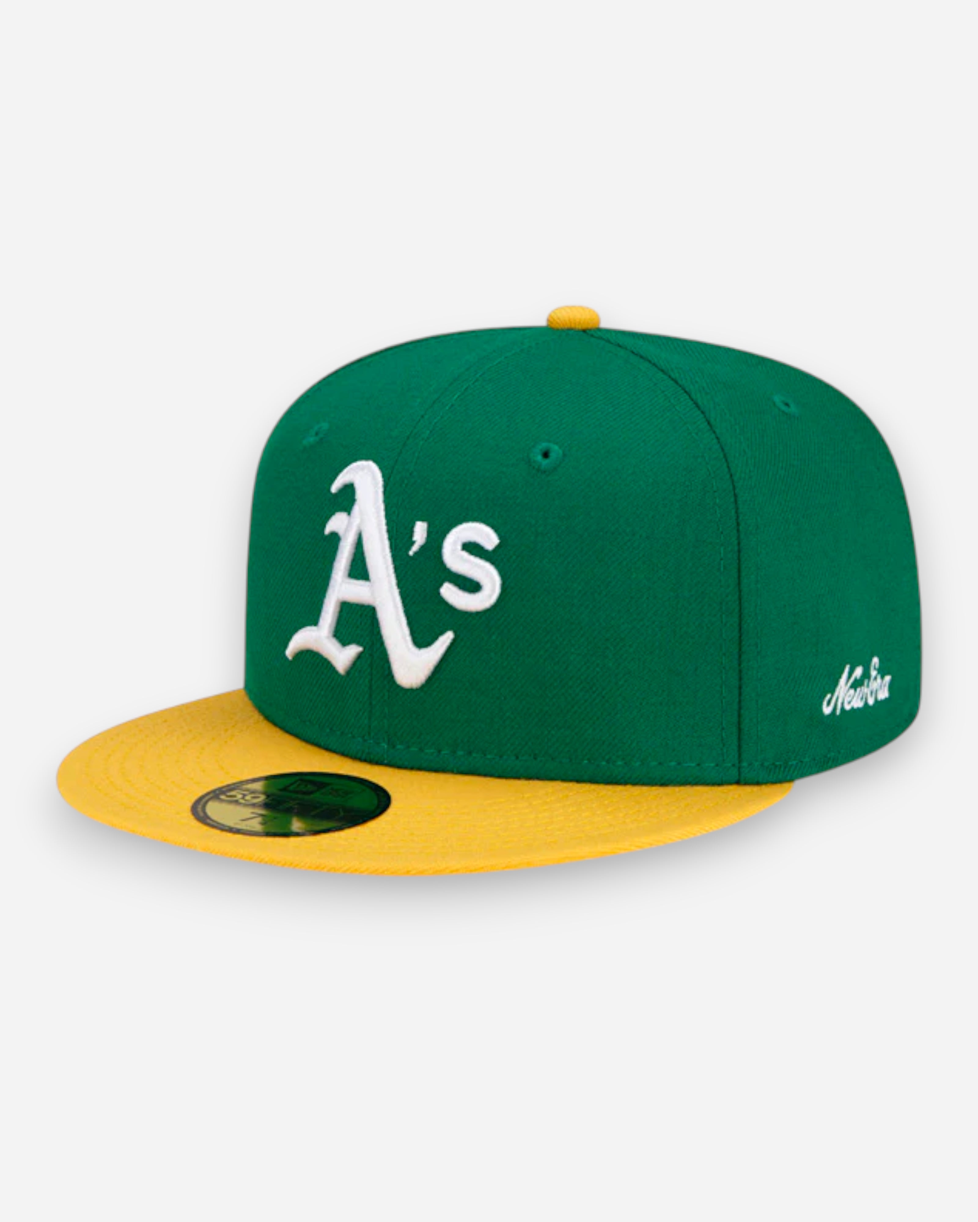 59FIFTY Oakland Athletics 1973 World Series Side Patch Pin Green