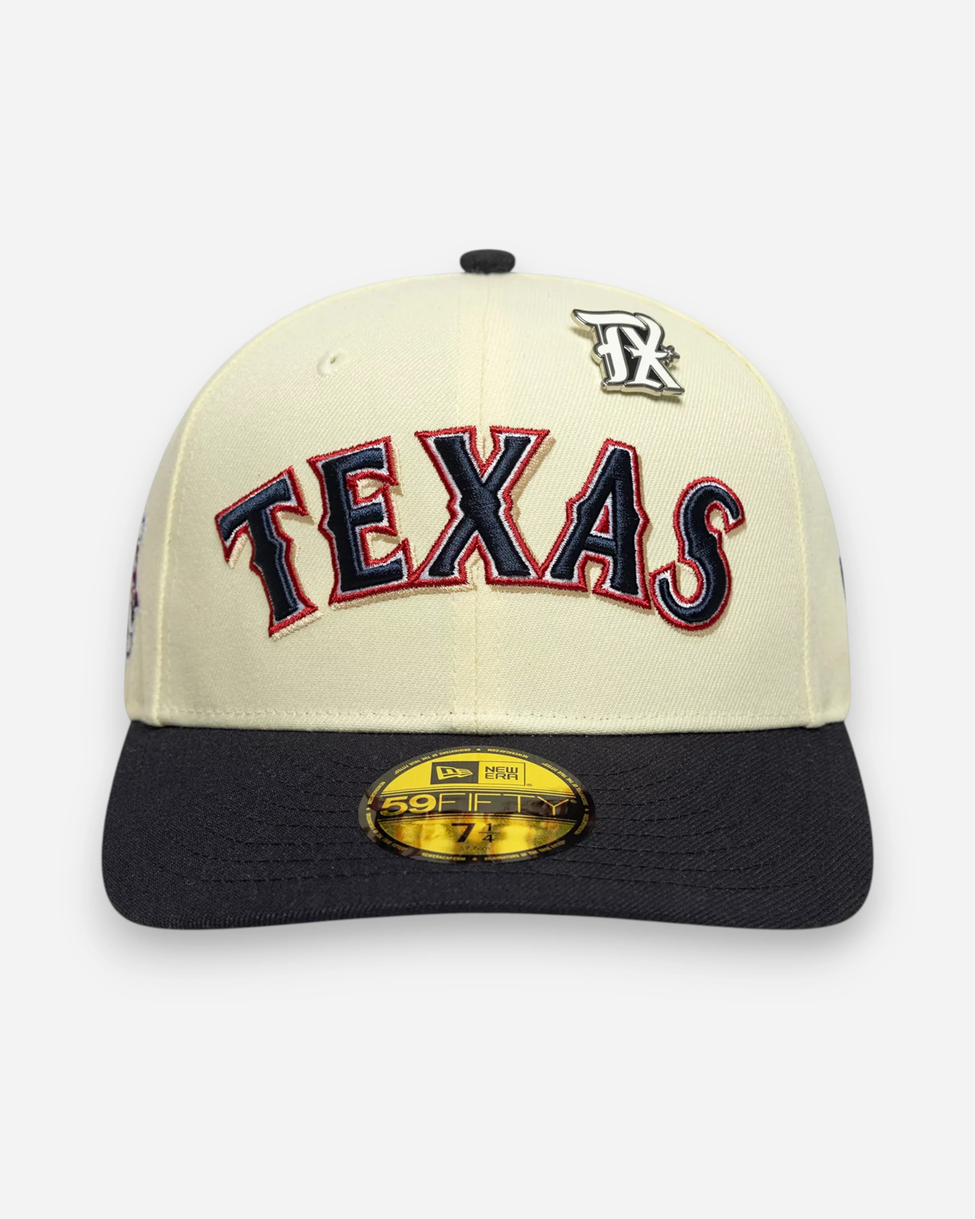 59FIFTY Texas Rangers MLB All Star Game Pin Beige Navy Blue