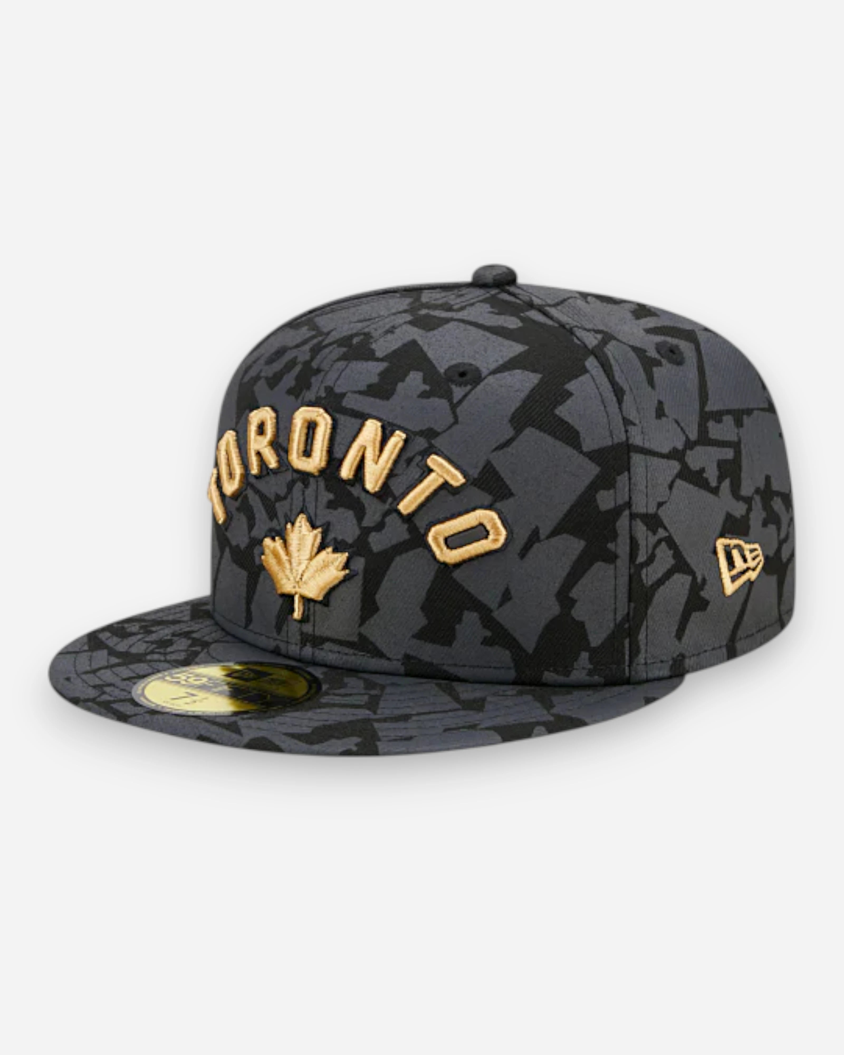 59FIFTY NBA Toronto Raptors Side Patch Camo/Gold