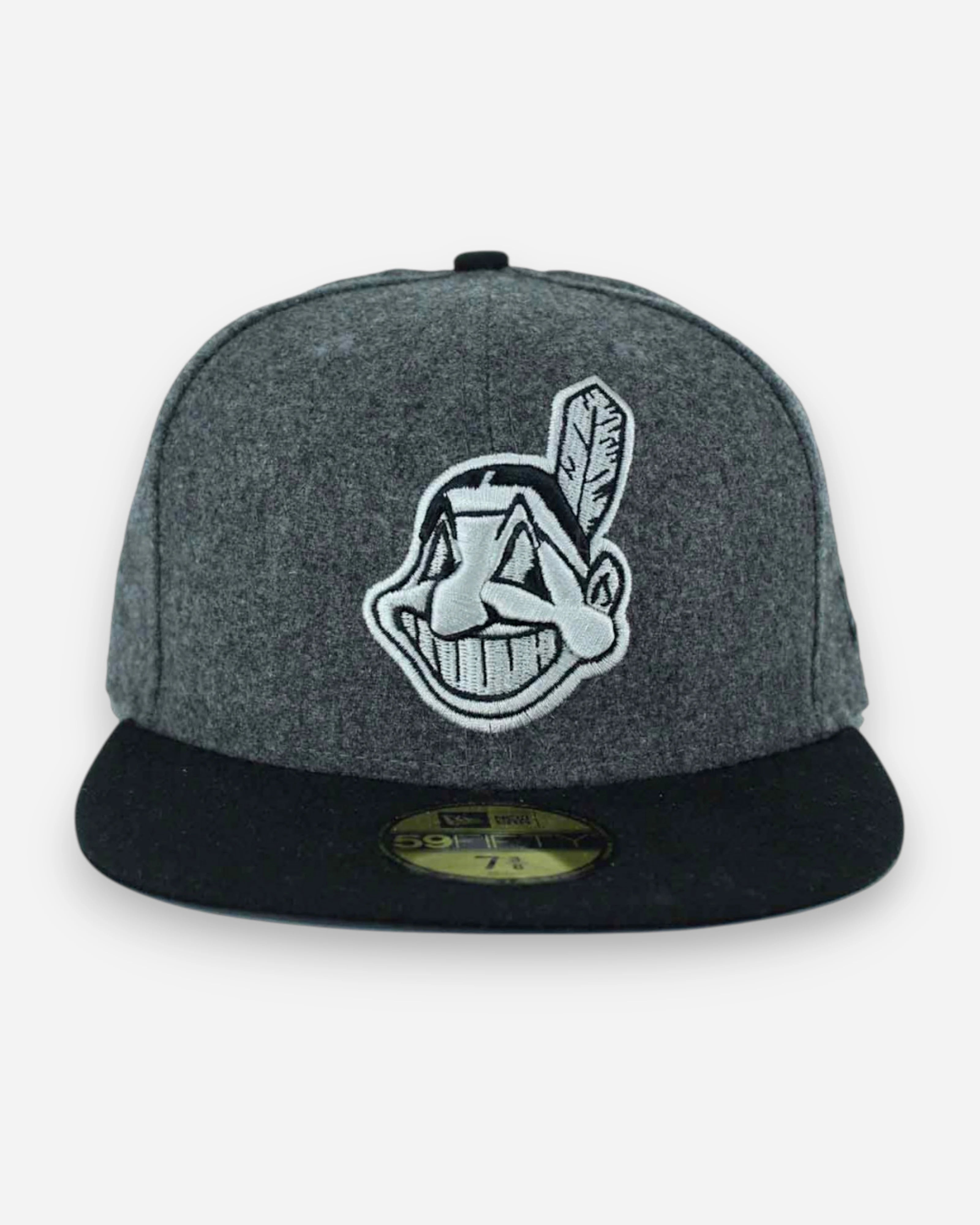 59FIFTY MLB Cleveland Indians Authentic On Field Fitted Grey