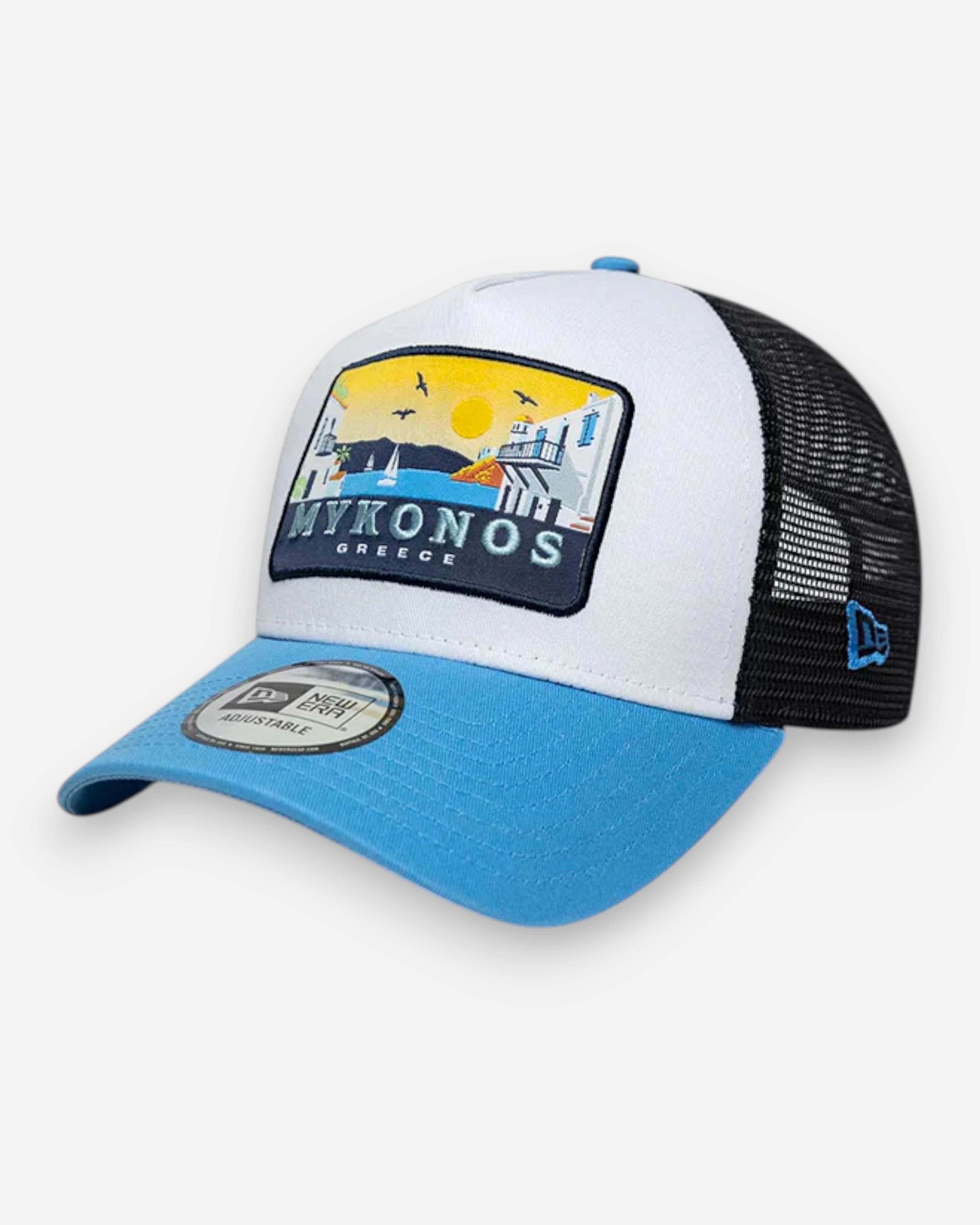 9FORTY A-Frame Trucker Mykonos azzurro pastello
