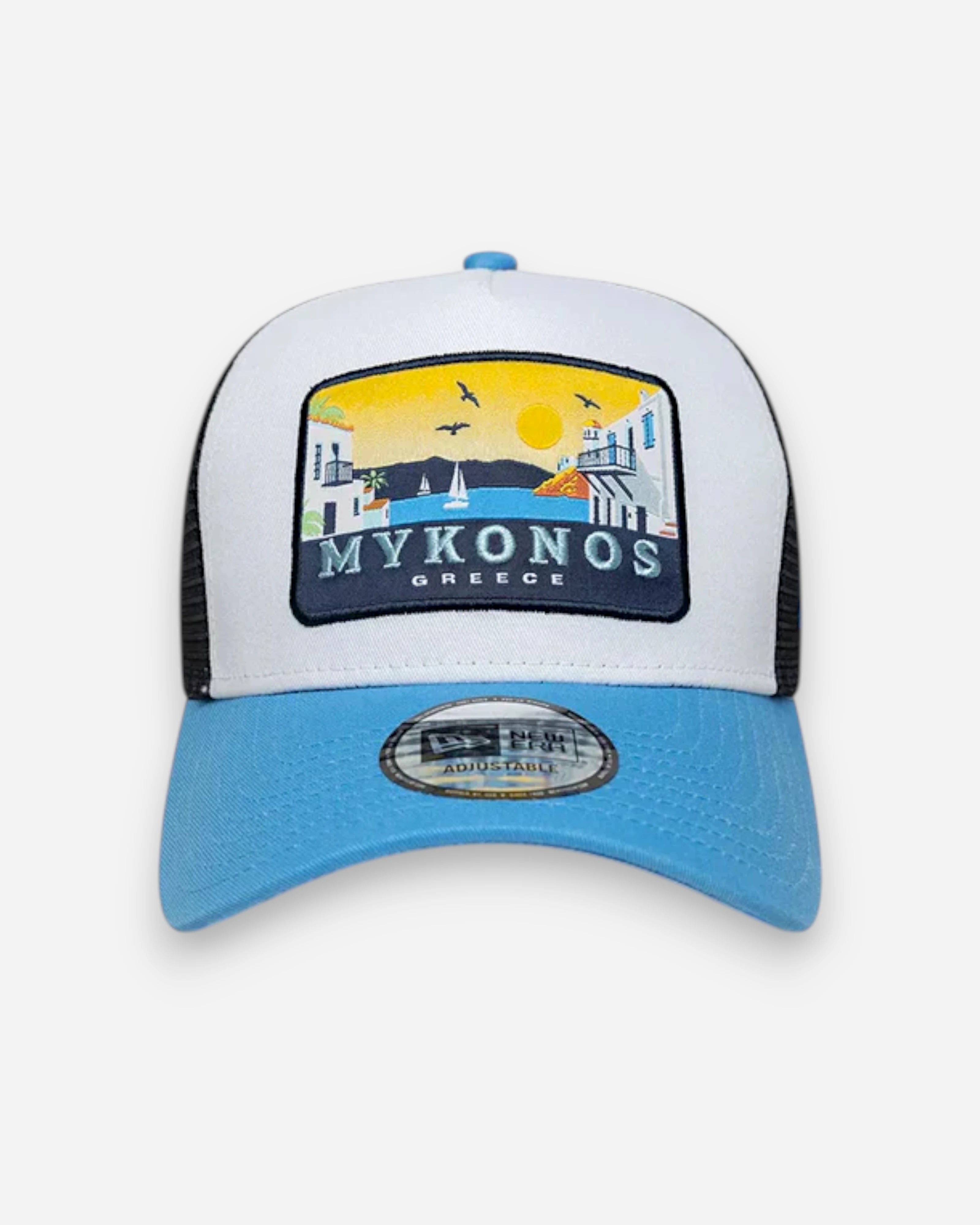 9FORTY A-Frame Trucker Mykonos azzurro pastello