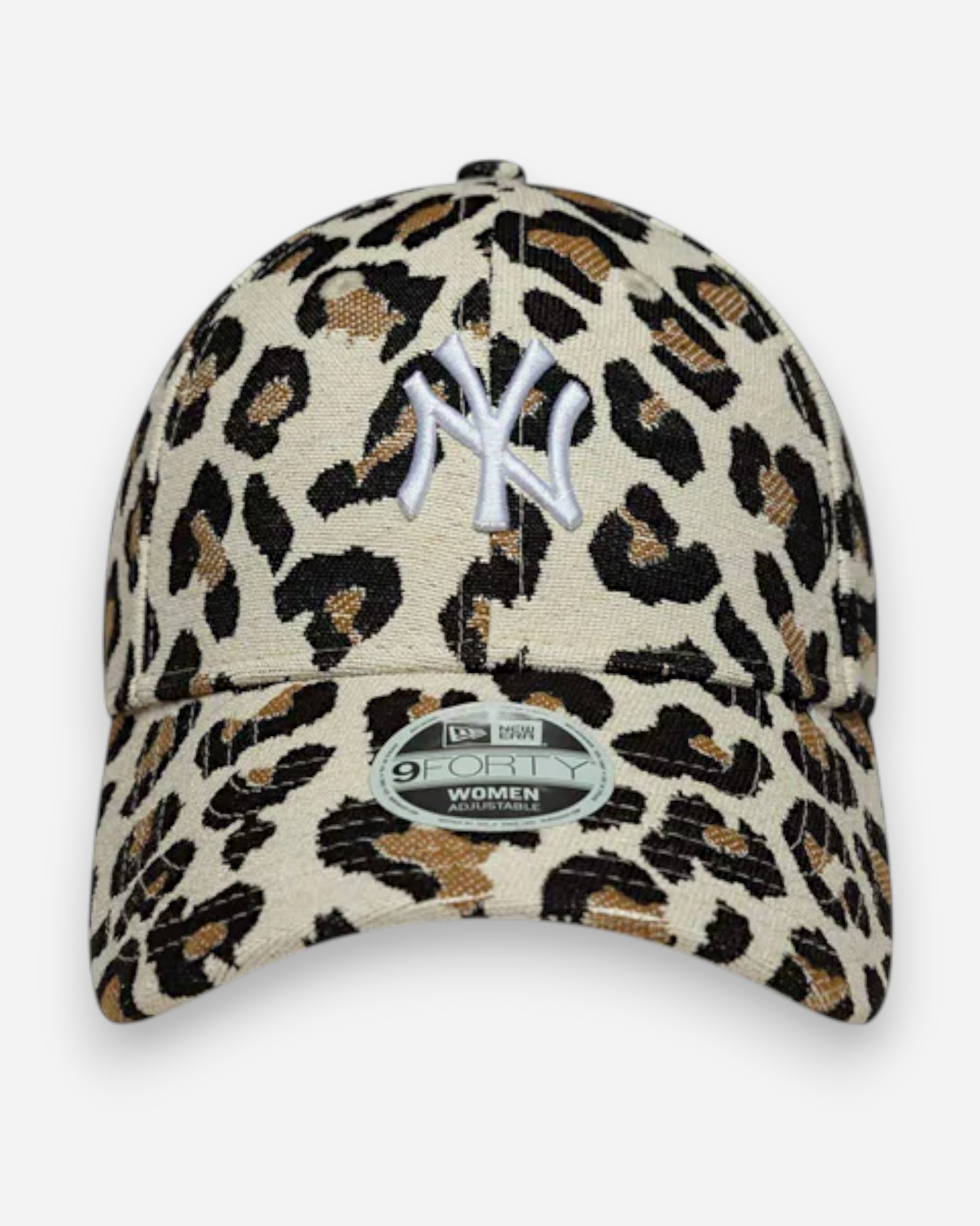9FORTY Donna MLB New York Yankees Leopard Midi Beige Chiaro