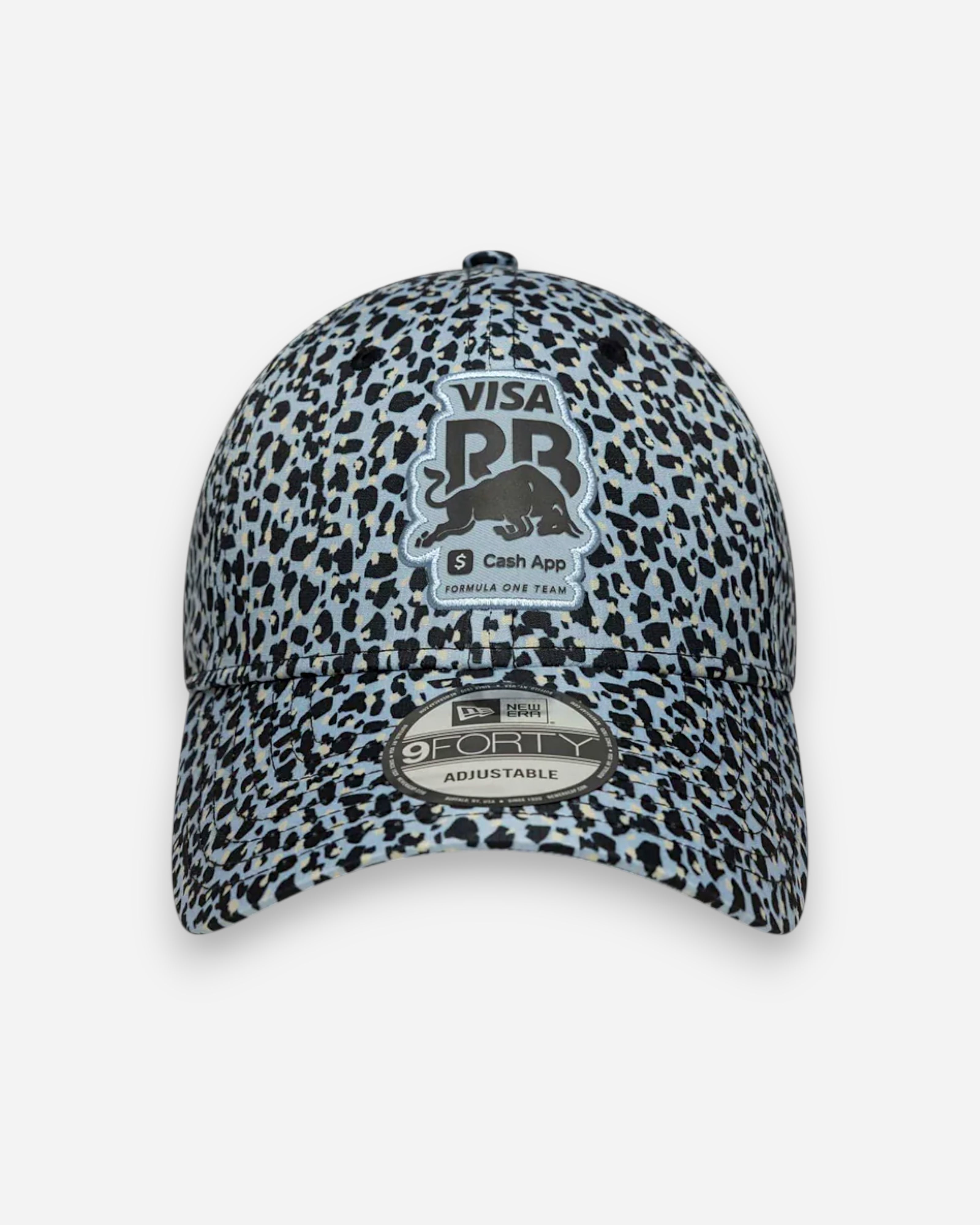 9FORTY M-Crown Visa Cash App Racing Bulls Leopard Blu Pastello