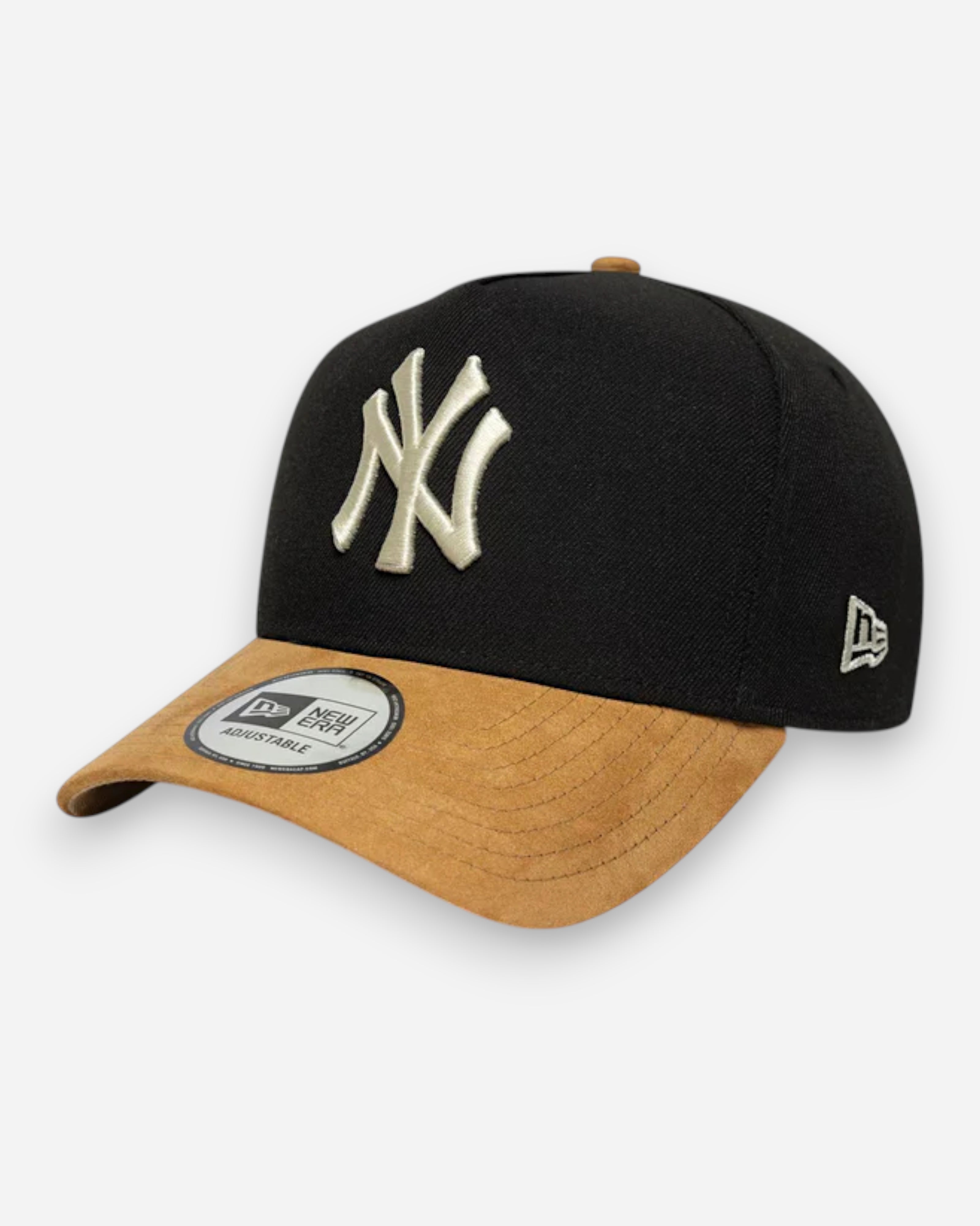 9FORTY MLB E-Frame New York Yankees Suede Visor Nero
