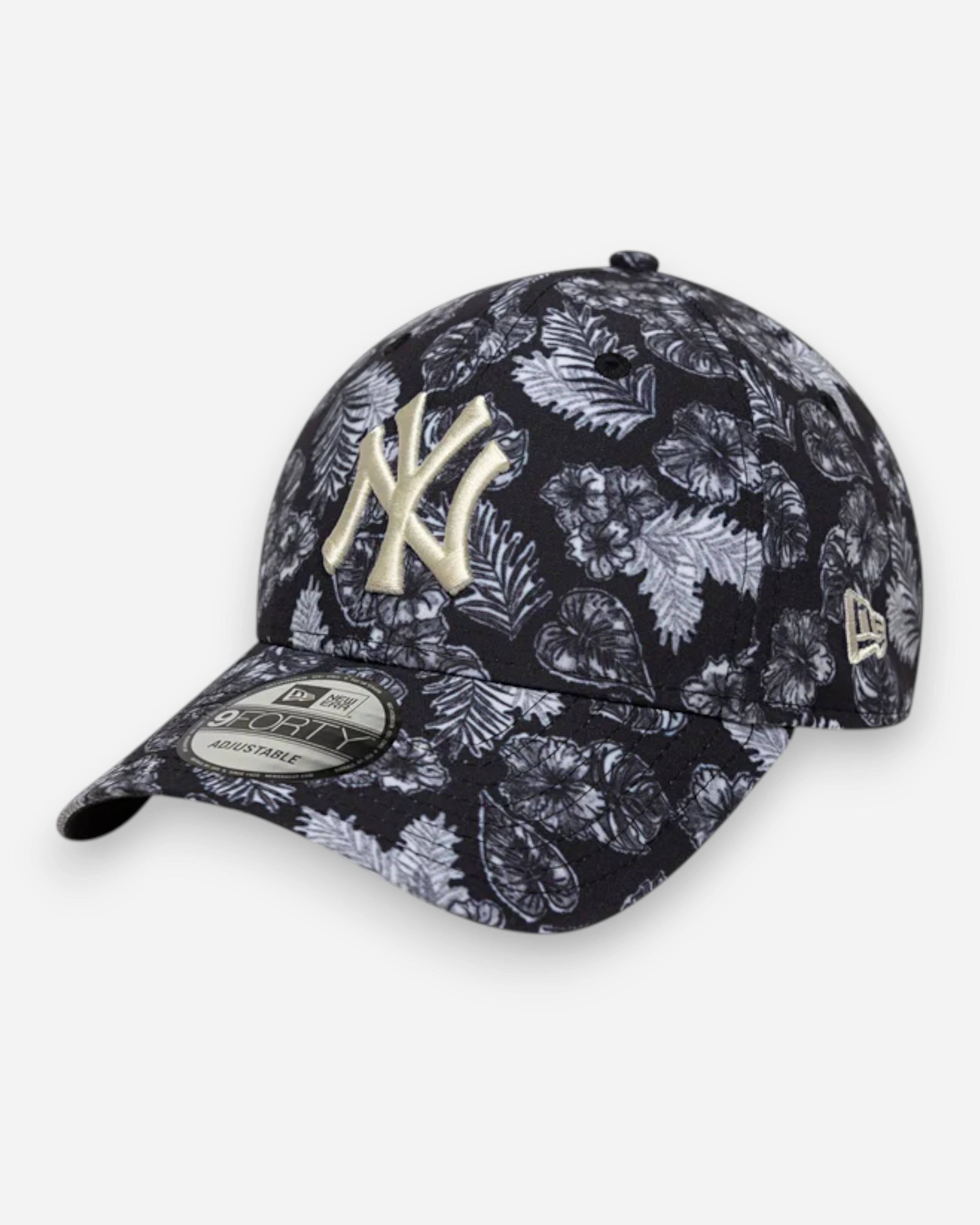 9FORTY MLB New York Yankees Adjustable All Over Print Black