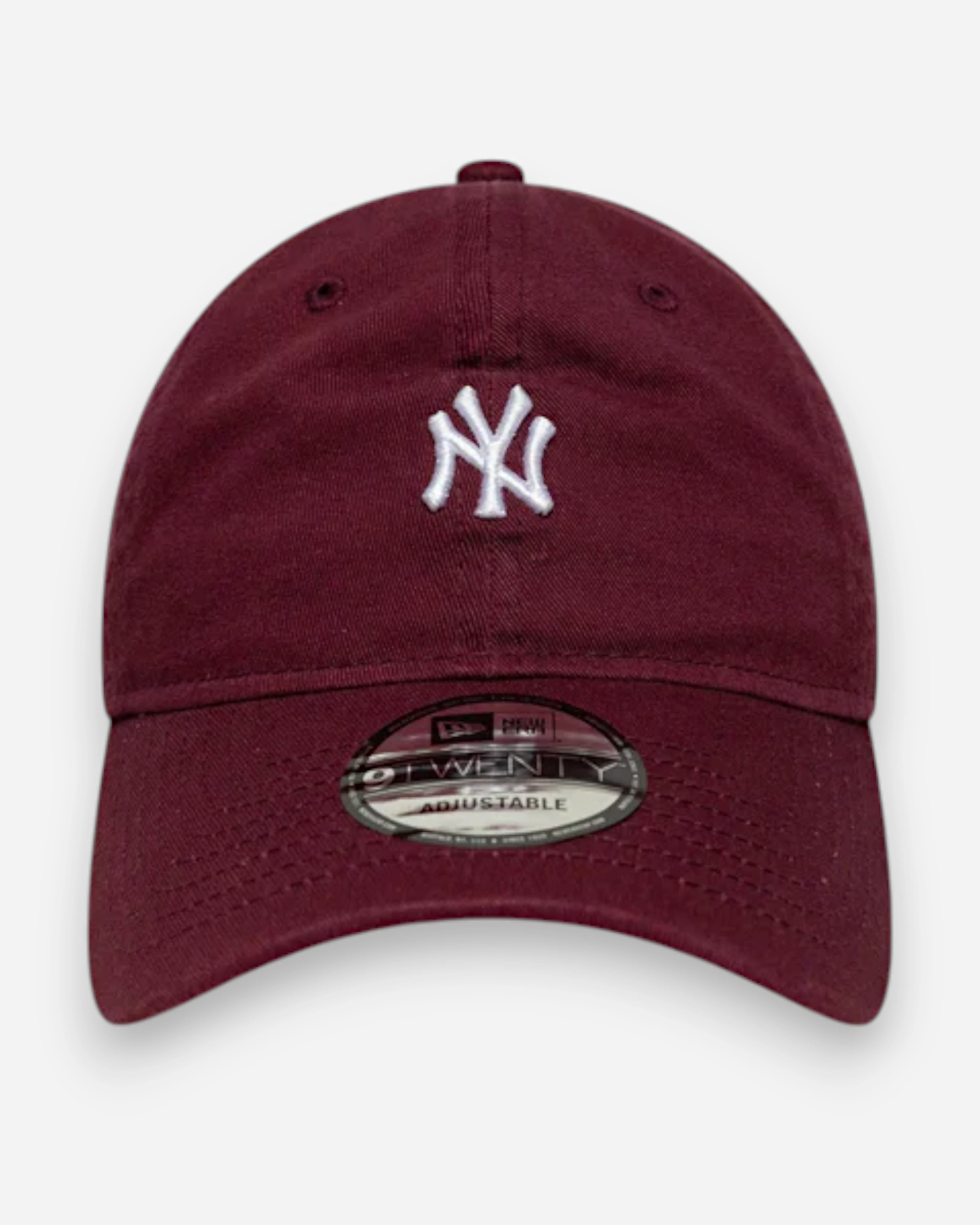 9FORTY New York Yankees MLB Mini Logo Adjustable Dark Red