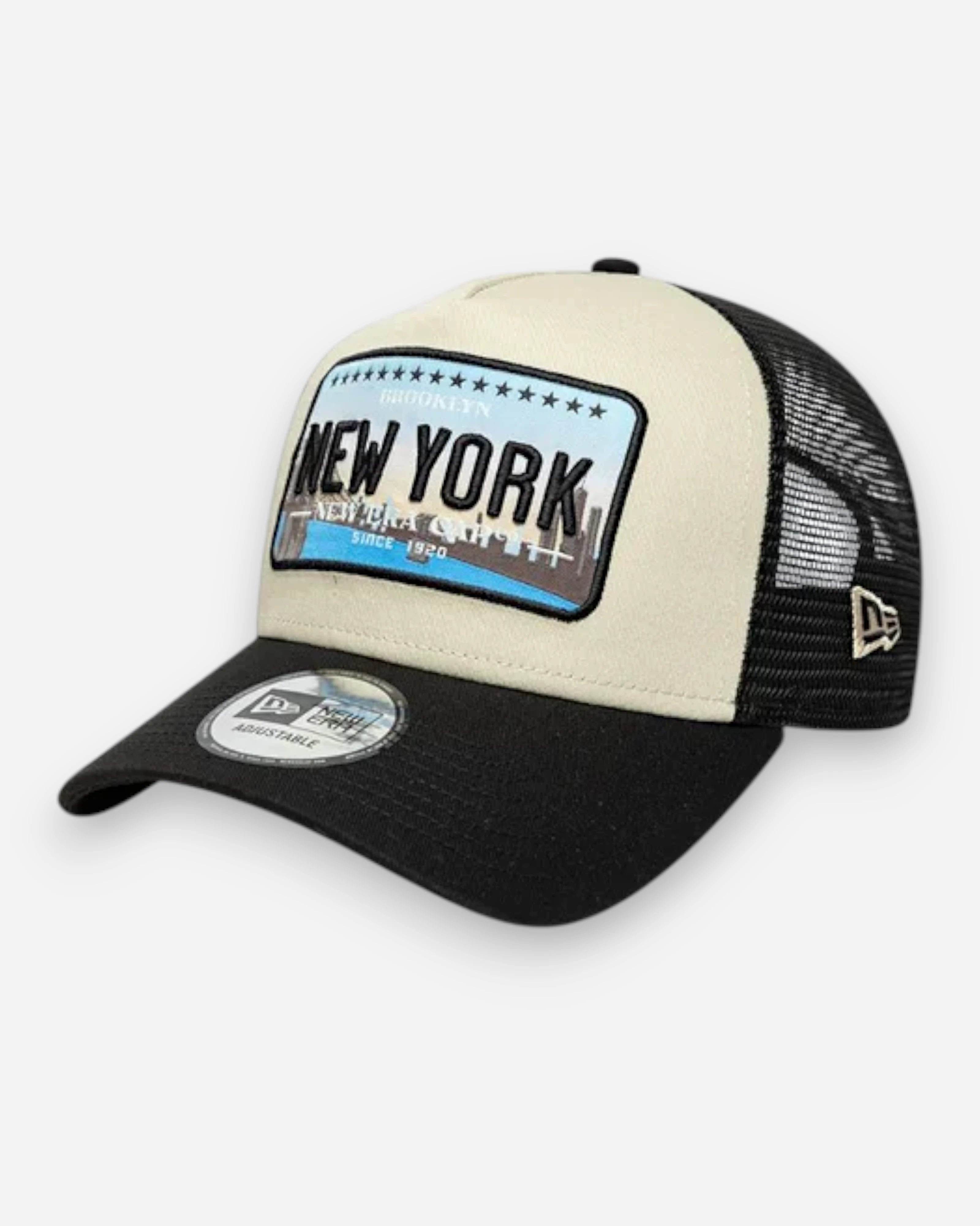9FORTY Trucker New York Cream Black