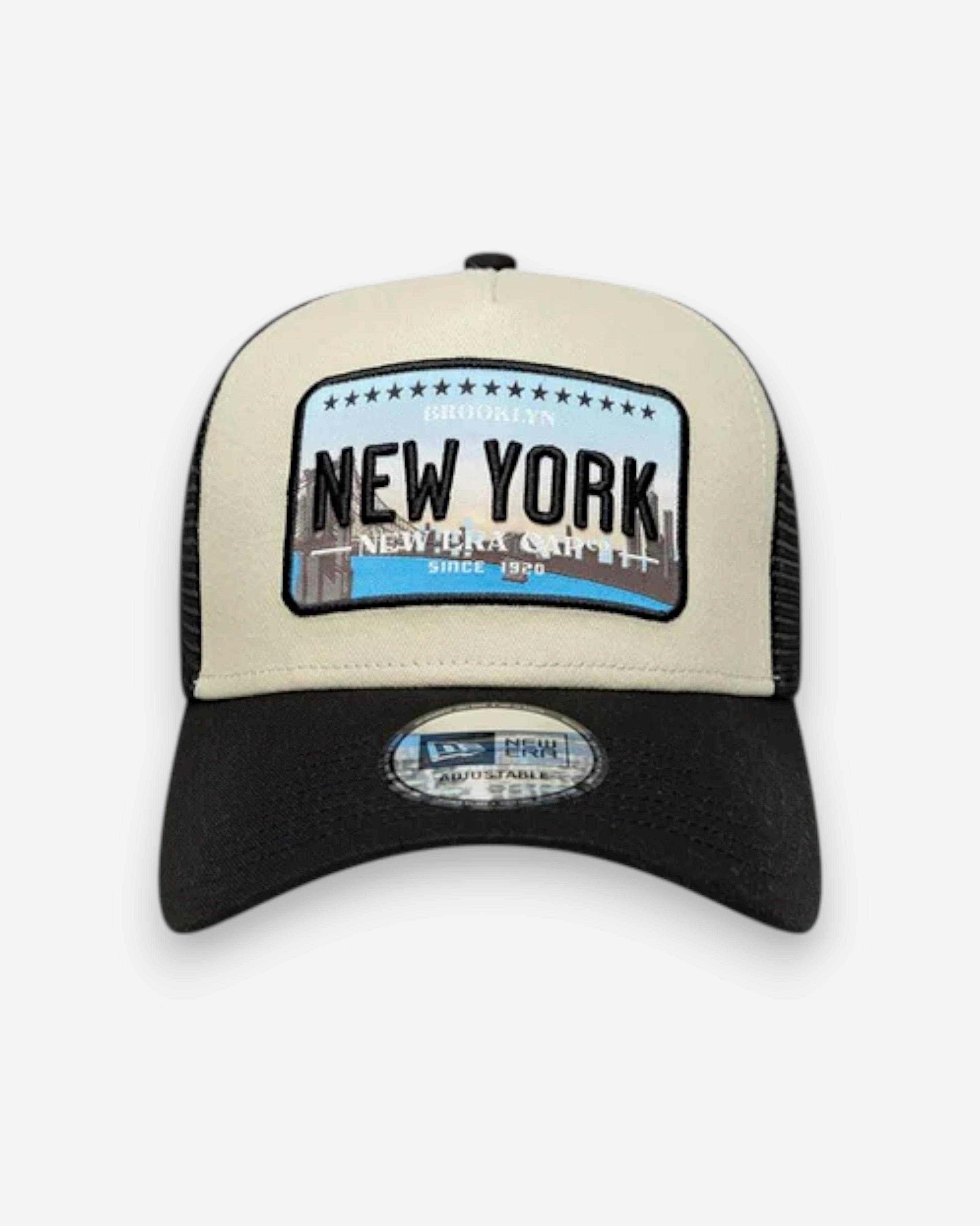 9FORTY Trucker New York Cream Black