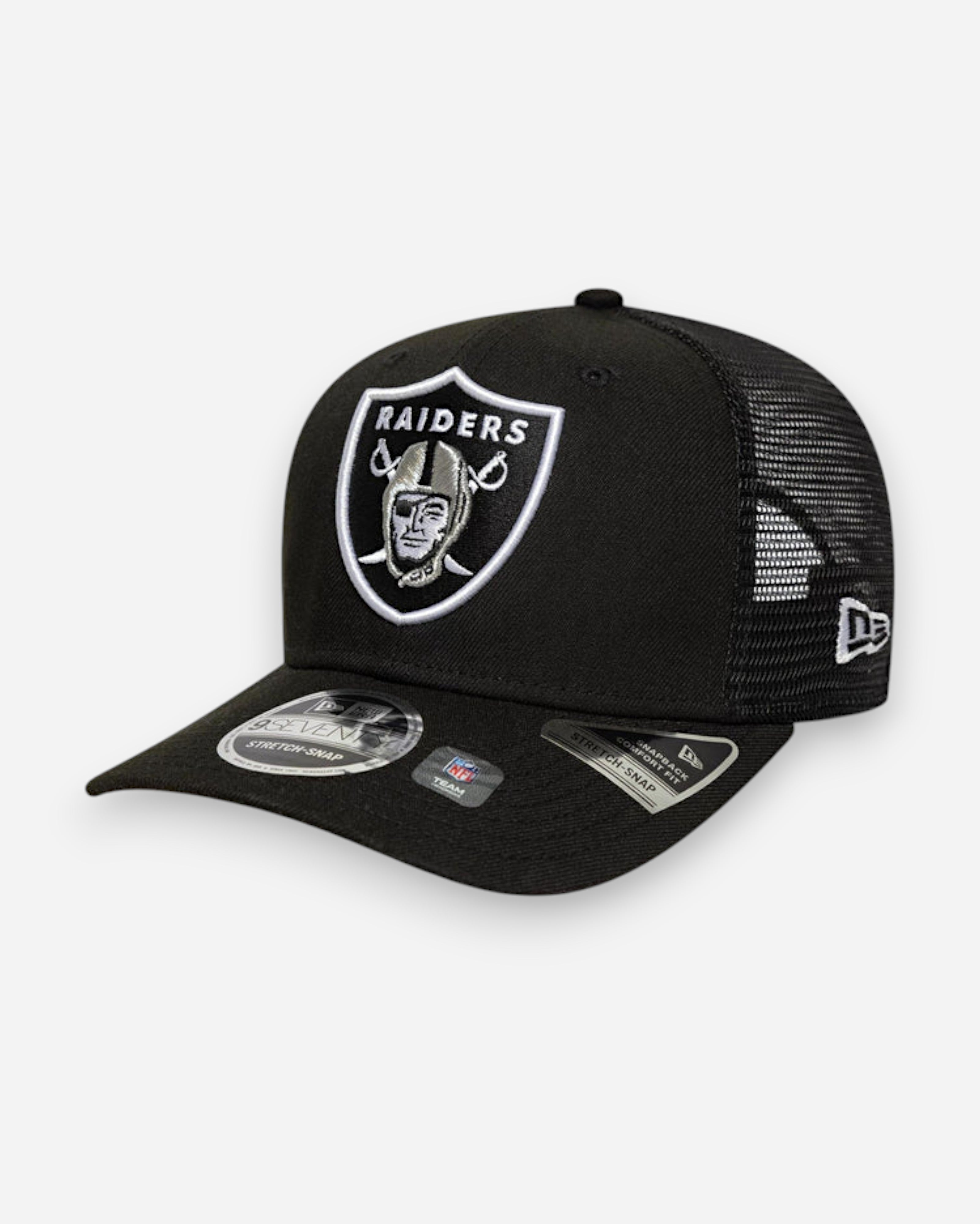 9SEVENTY Stretch Snap Las Vegas Raiders NFL Official Team Colour