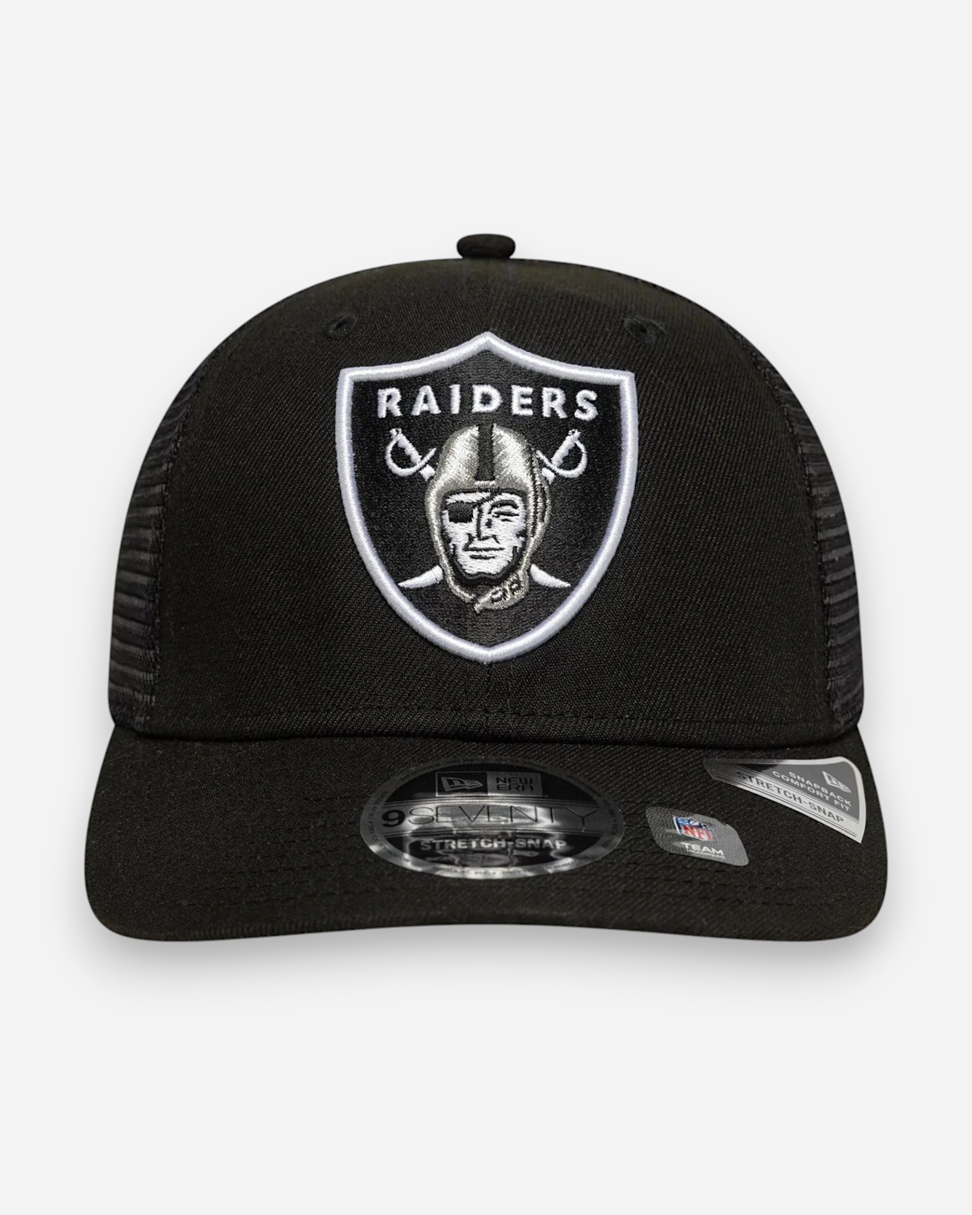 9SEVENTY Stretch Snap Las Vegas Raiders NFL Official Team Colour