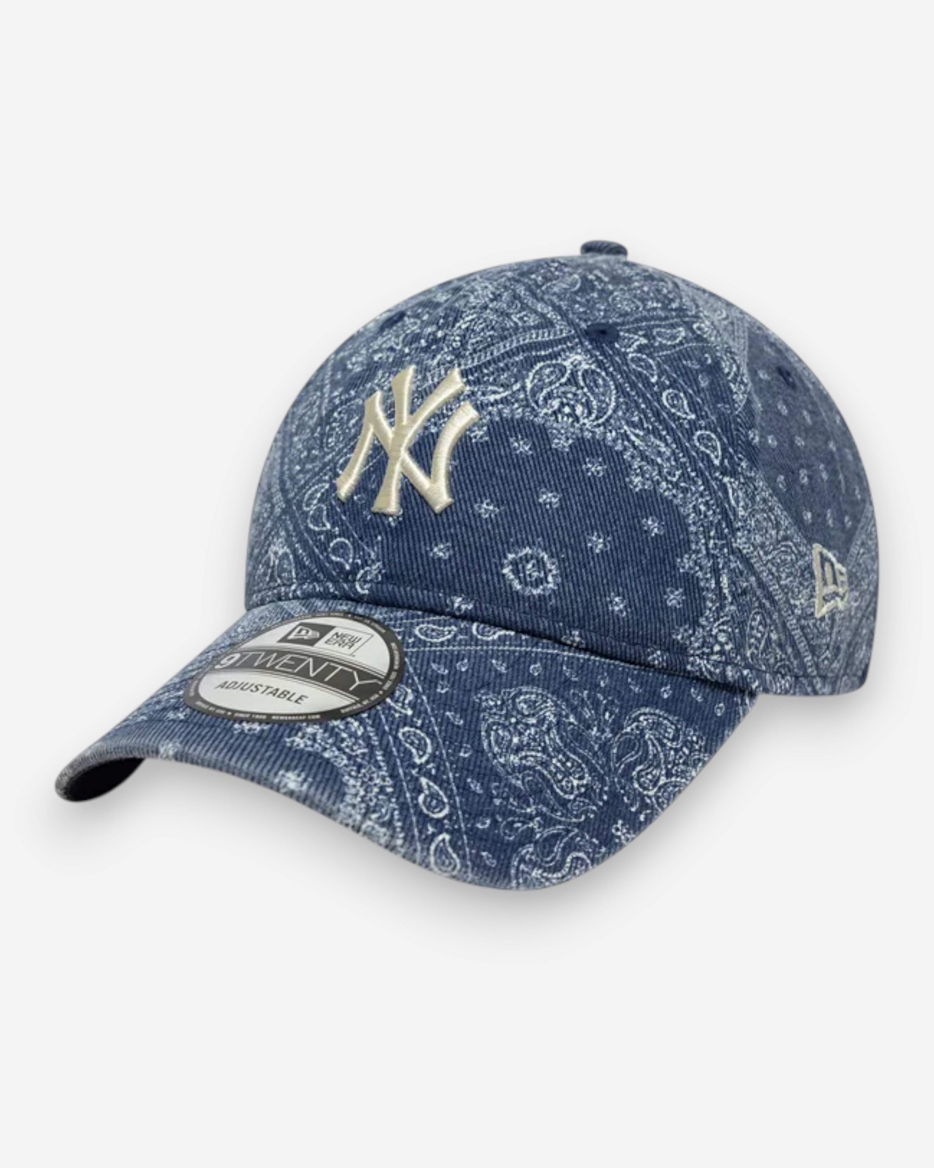 9TWENTY MLB New York Yankees Washed Paisley Blu Navy
