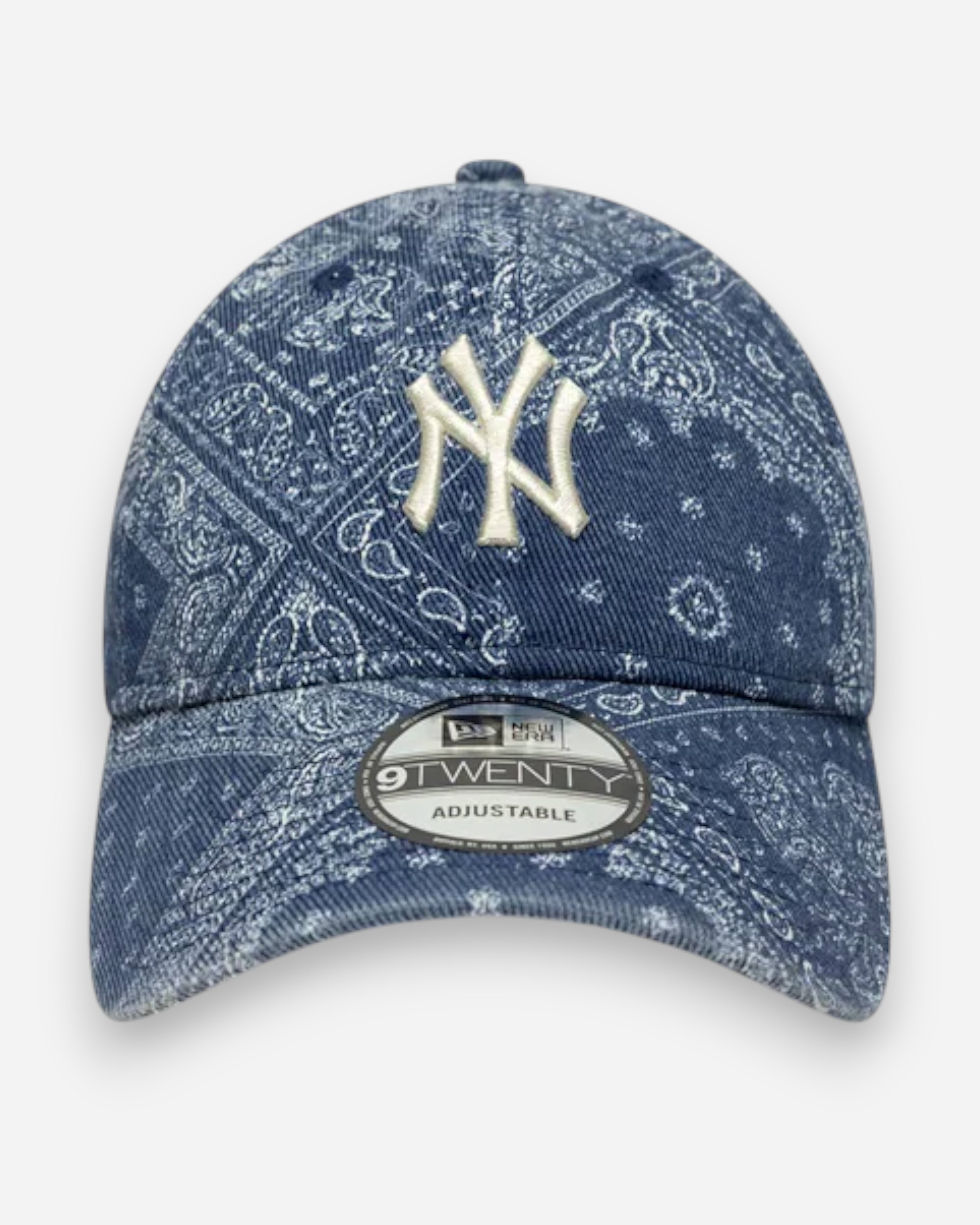9TWENTY MLB New York Yankees Washed Paisley Blu Navy