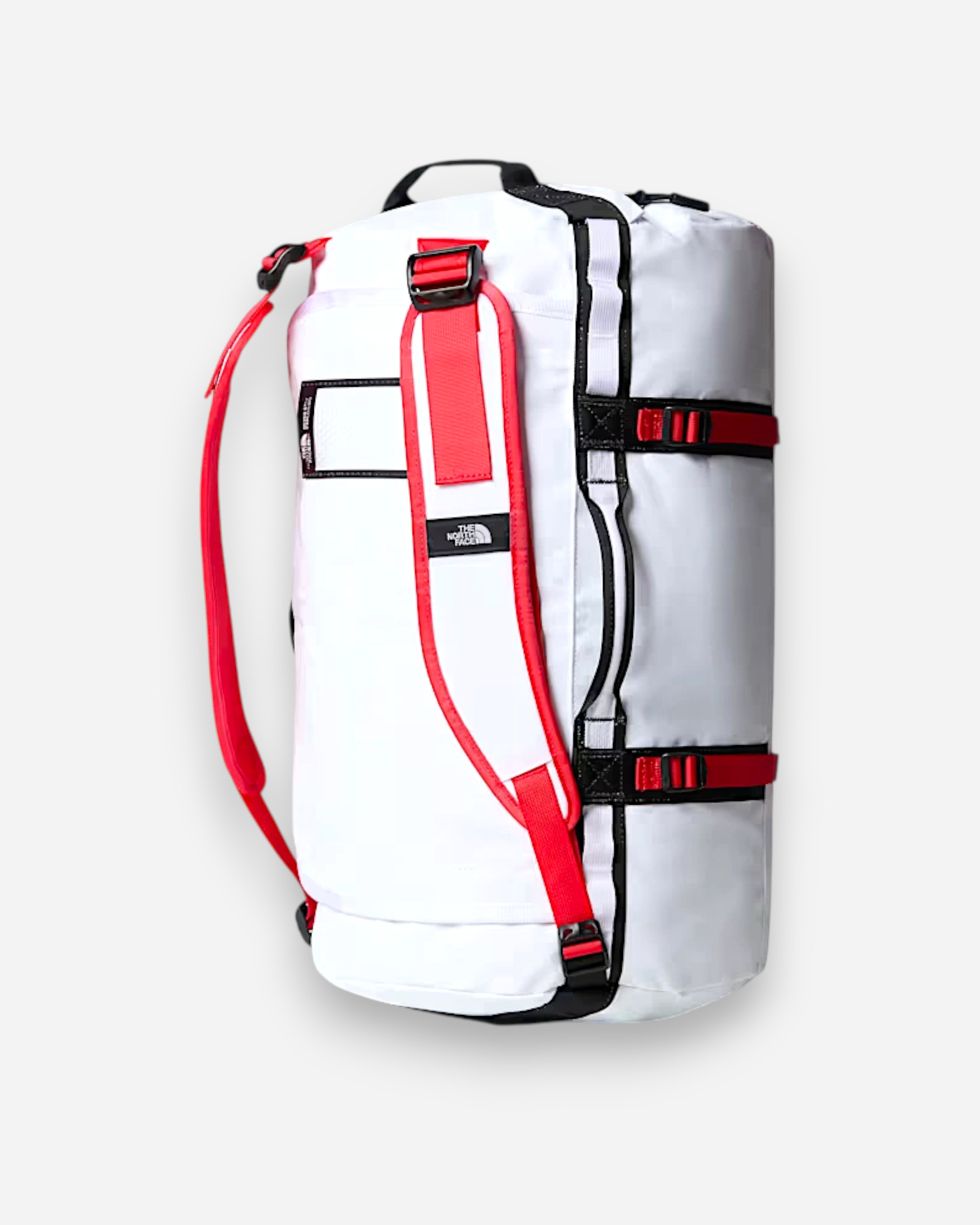 Base Camp Duffel S 50L Weiß / Rot