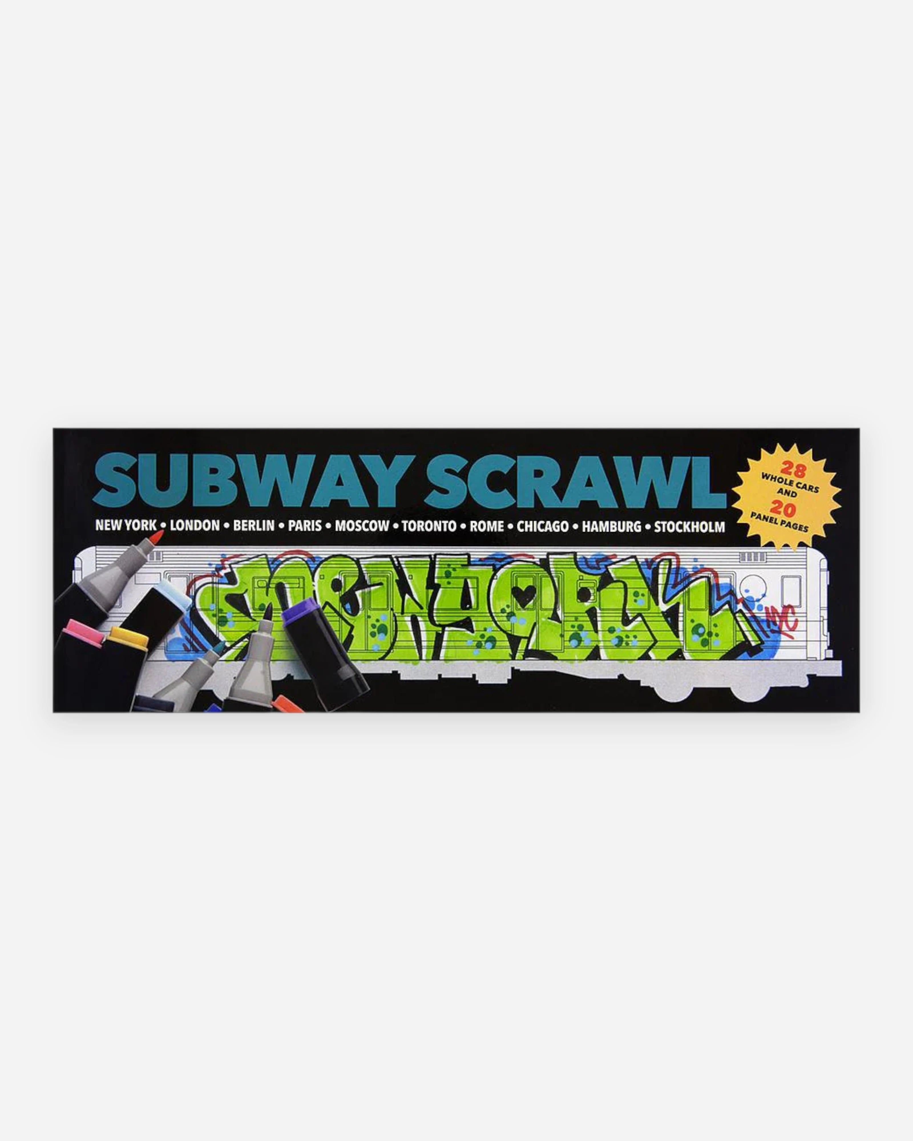 Subway Scrawl Coloring Book