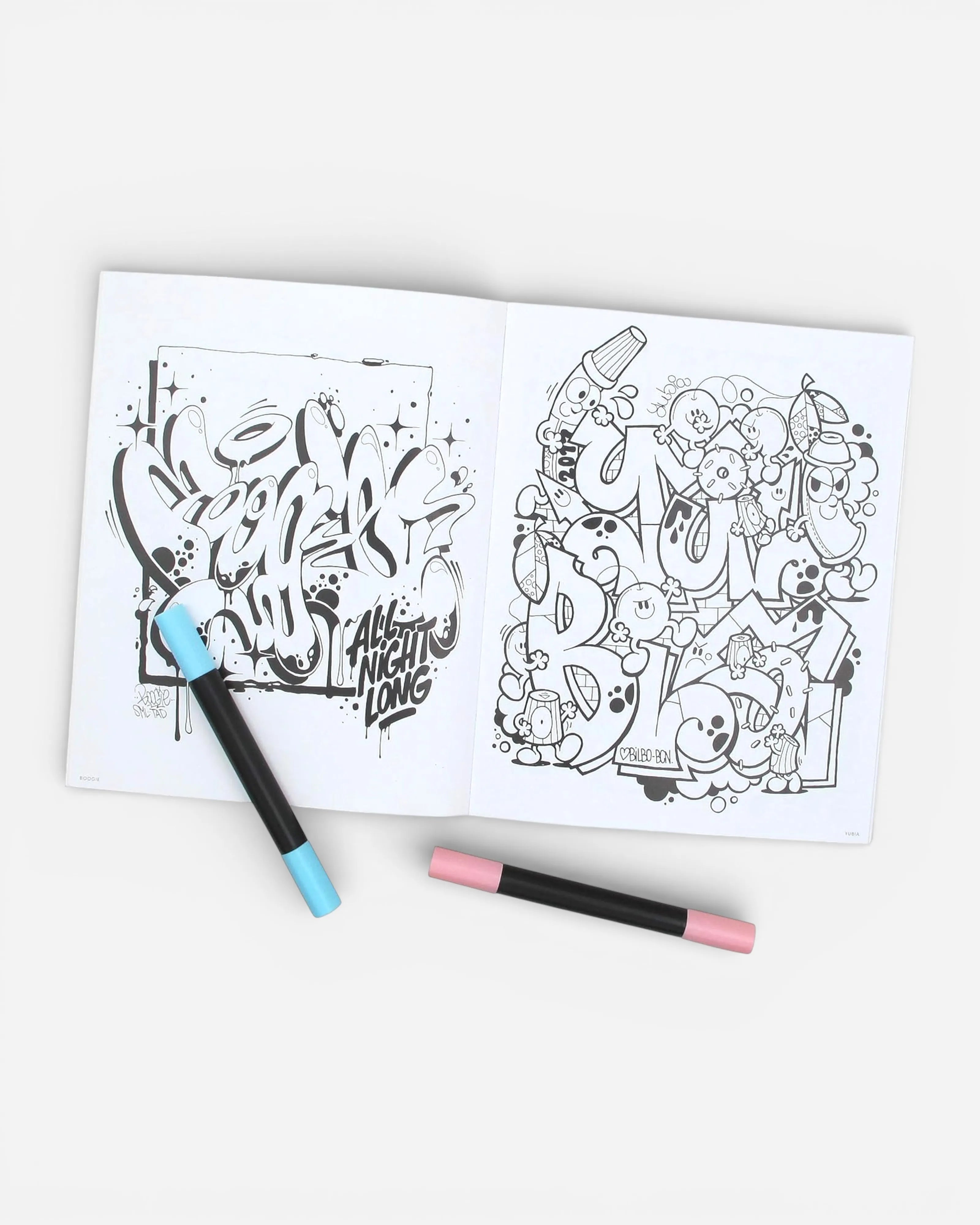 Graffiti Style Coloring Book