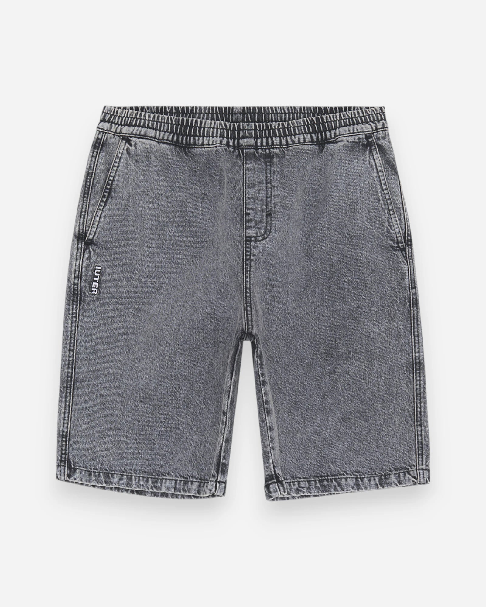 Iuter Dizzy Denim Shorts Grey Bleach