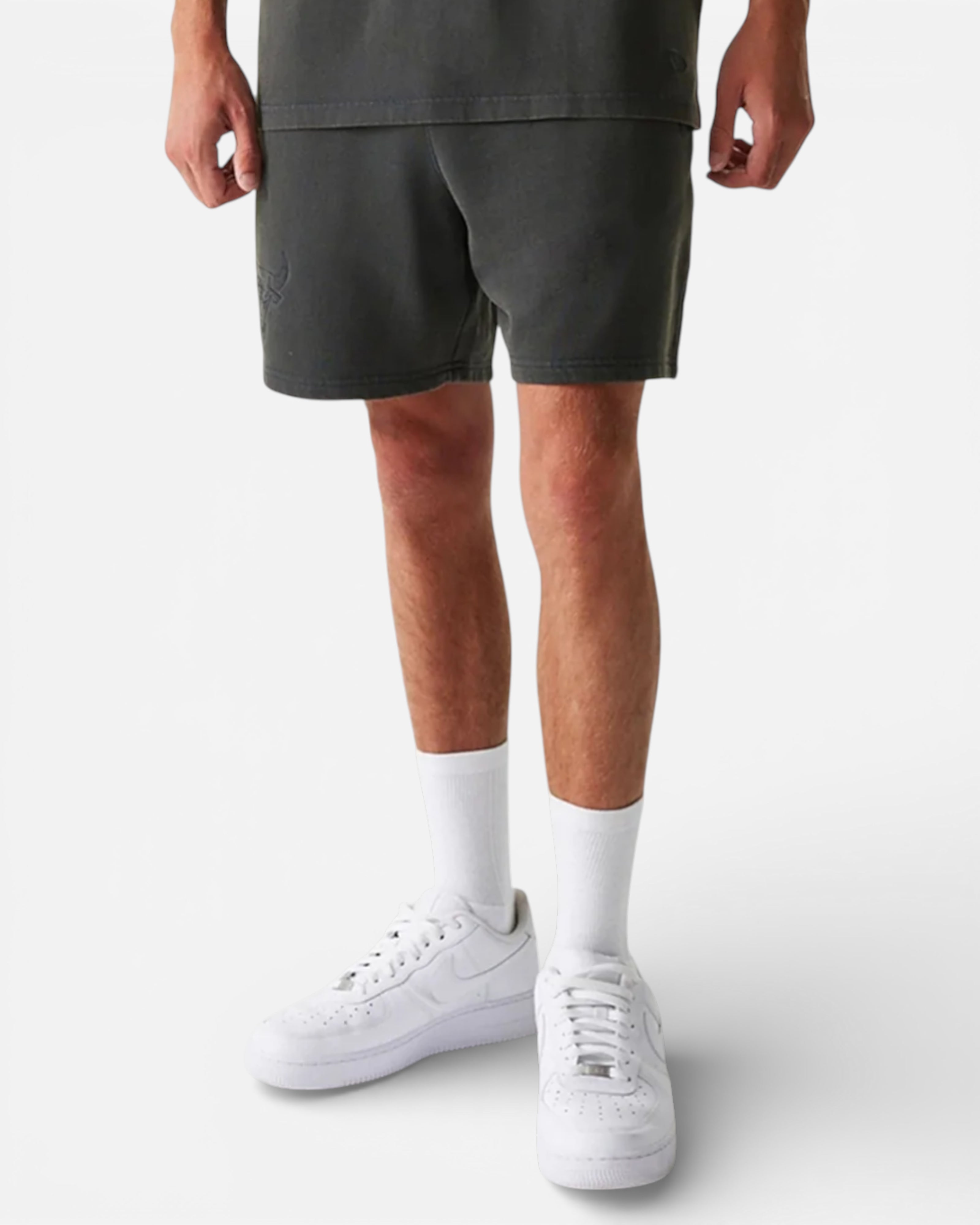 Chicago Bulls NBA Washed Grey Shorts