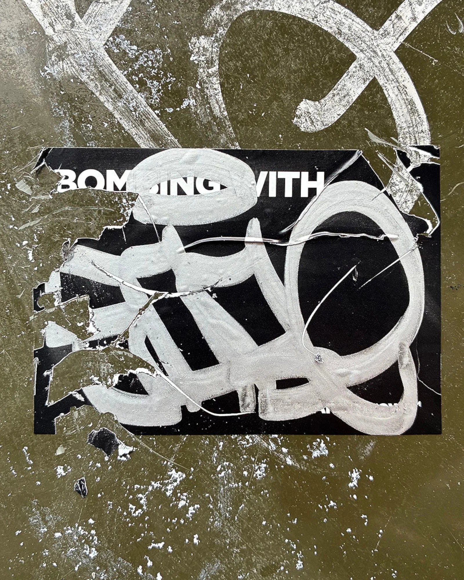 Tags And Throws Eggshell Sticker 50x Limited Edition