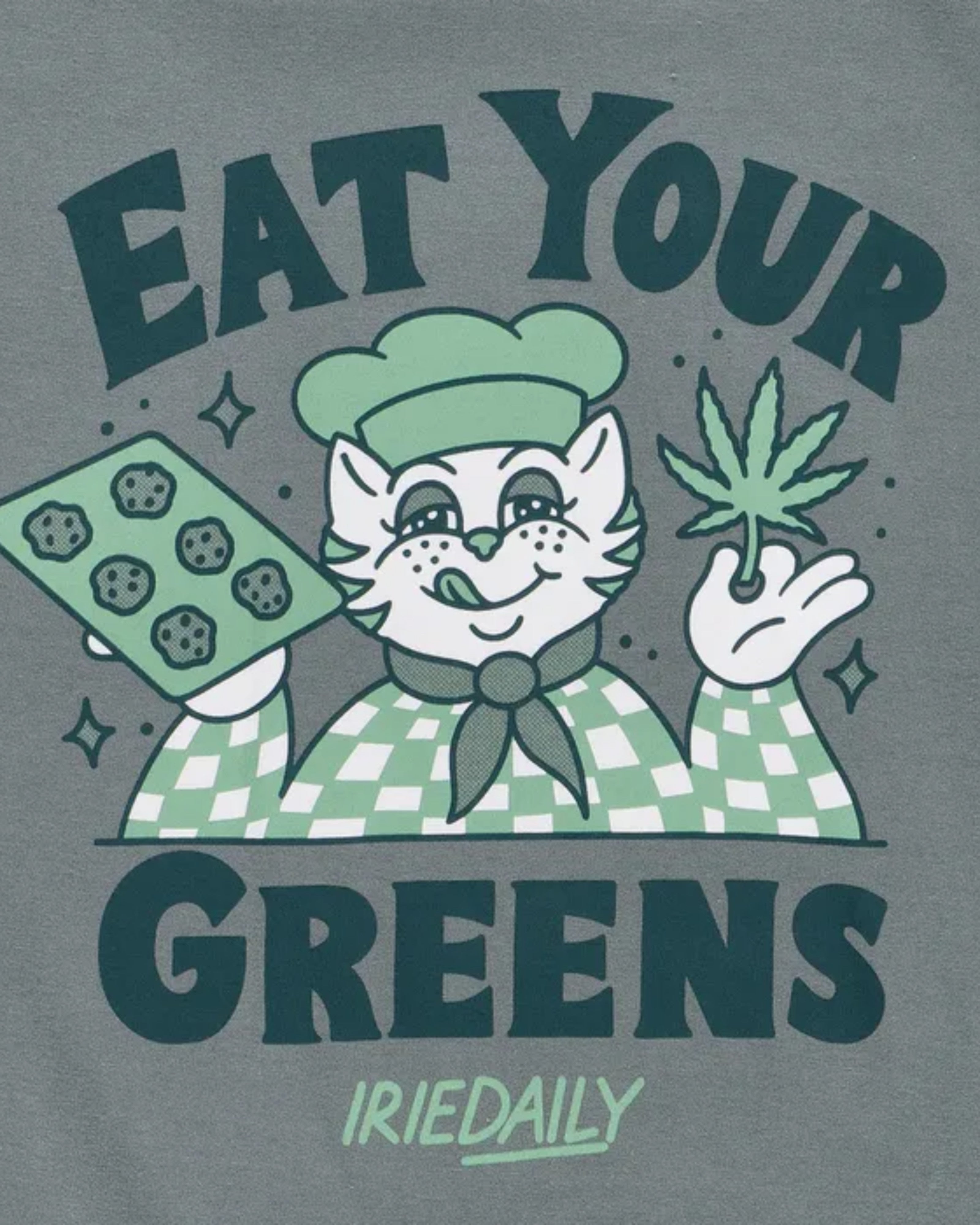 Iriedaily Eat Greens Tee Jungle Green