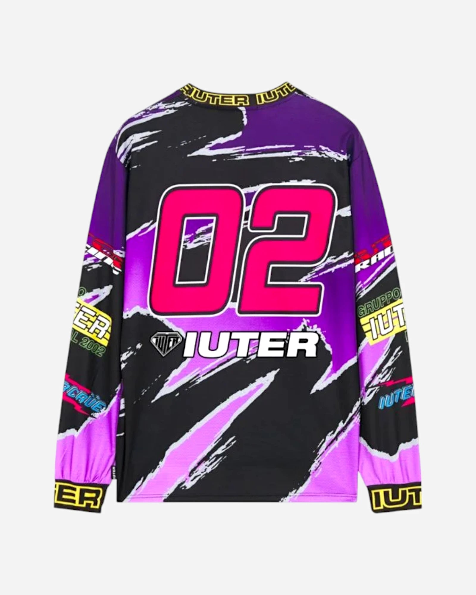 Iuter Team Motocross Long Sleeve Tee Black