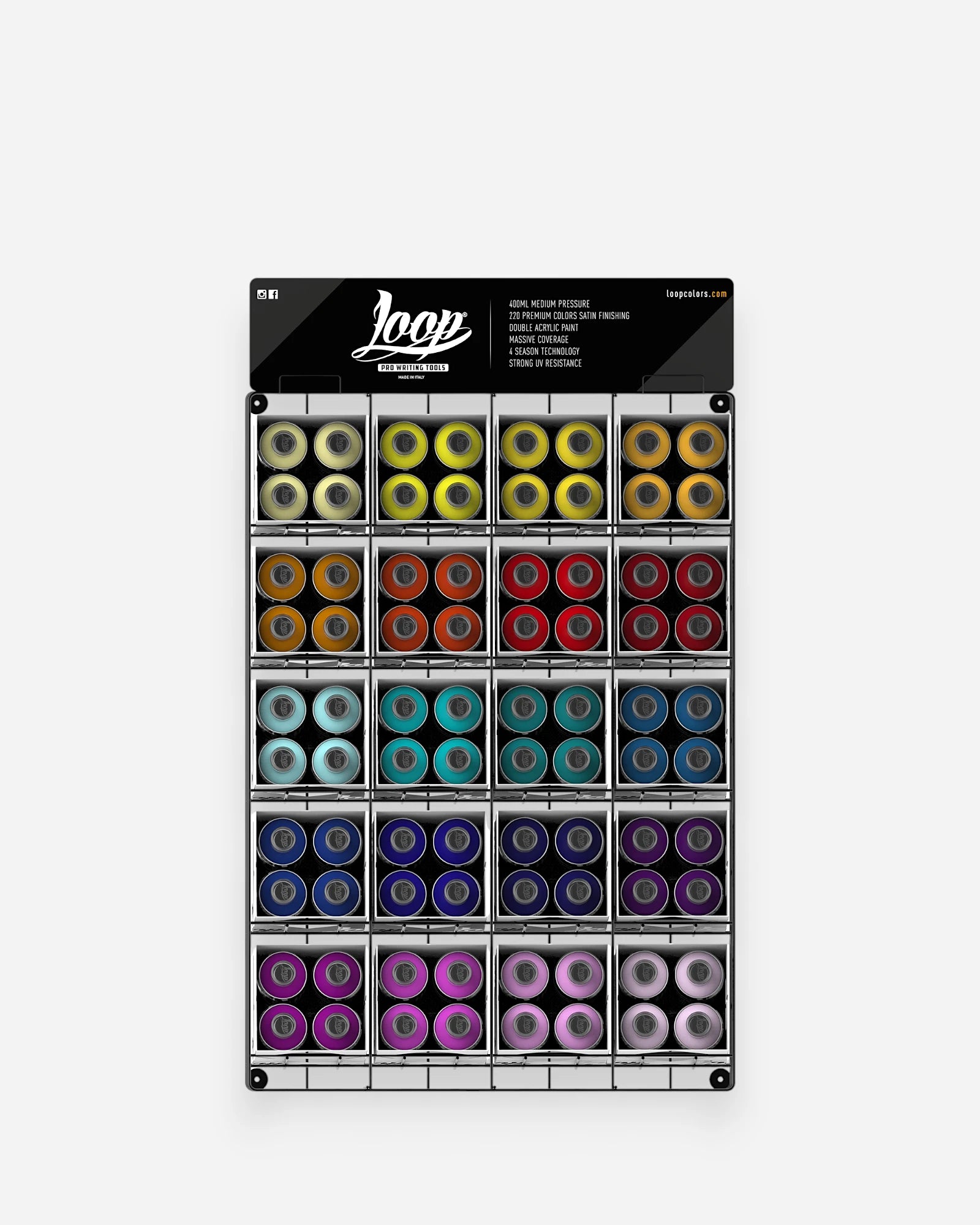 Loop Colors 80x Spray Box Filled Display