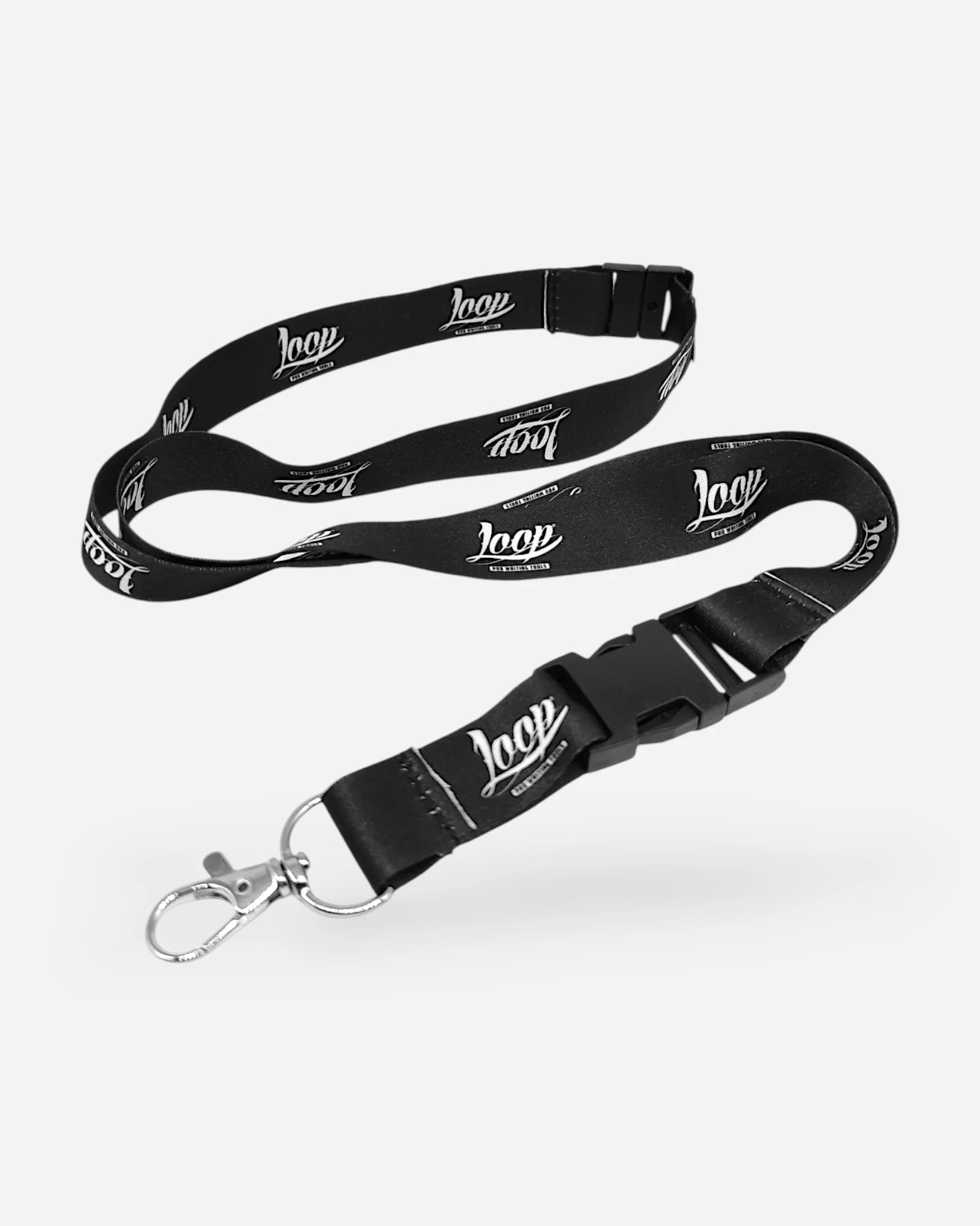 Loop Colors Black Lanyard