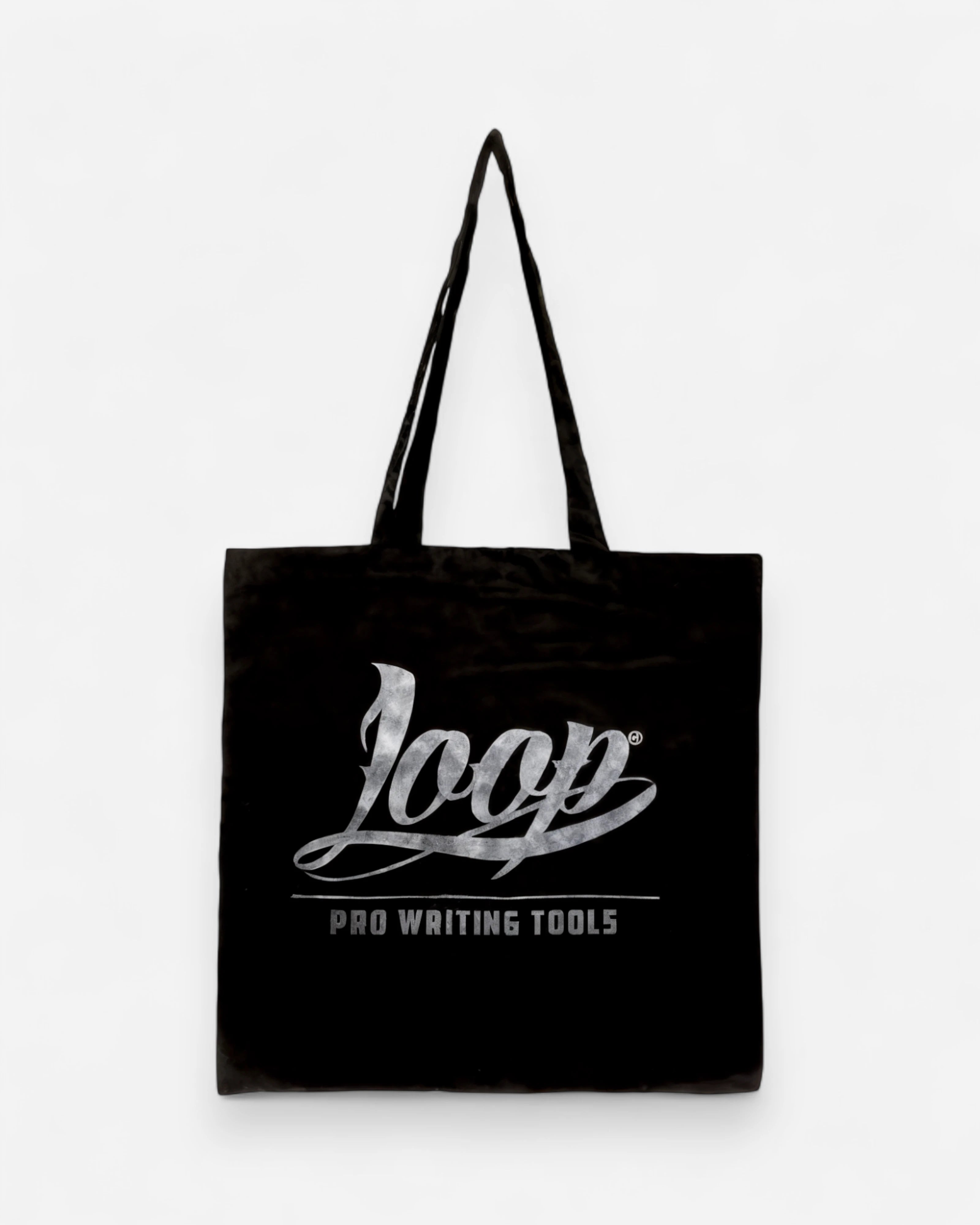 Loop Colors Tote Bag Black / Silver