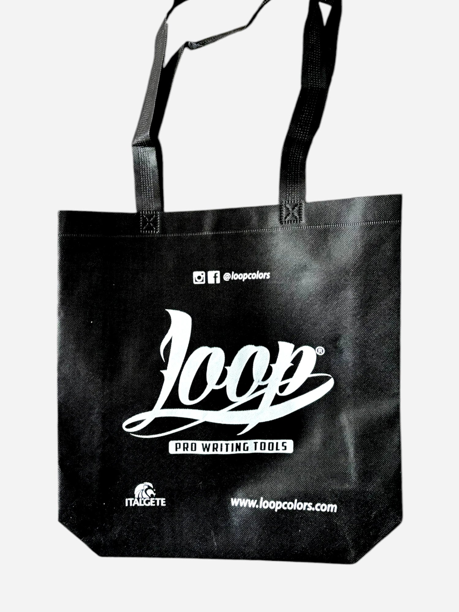 Loop Colors Tote Bag Black