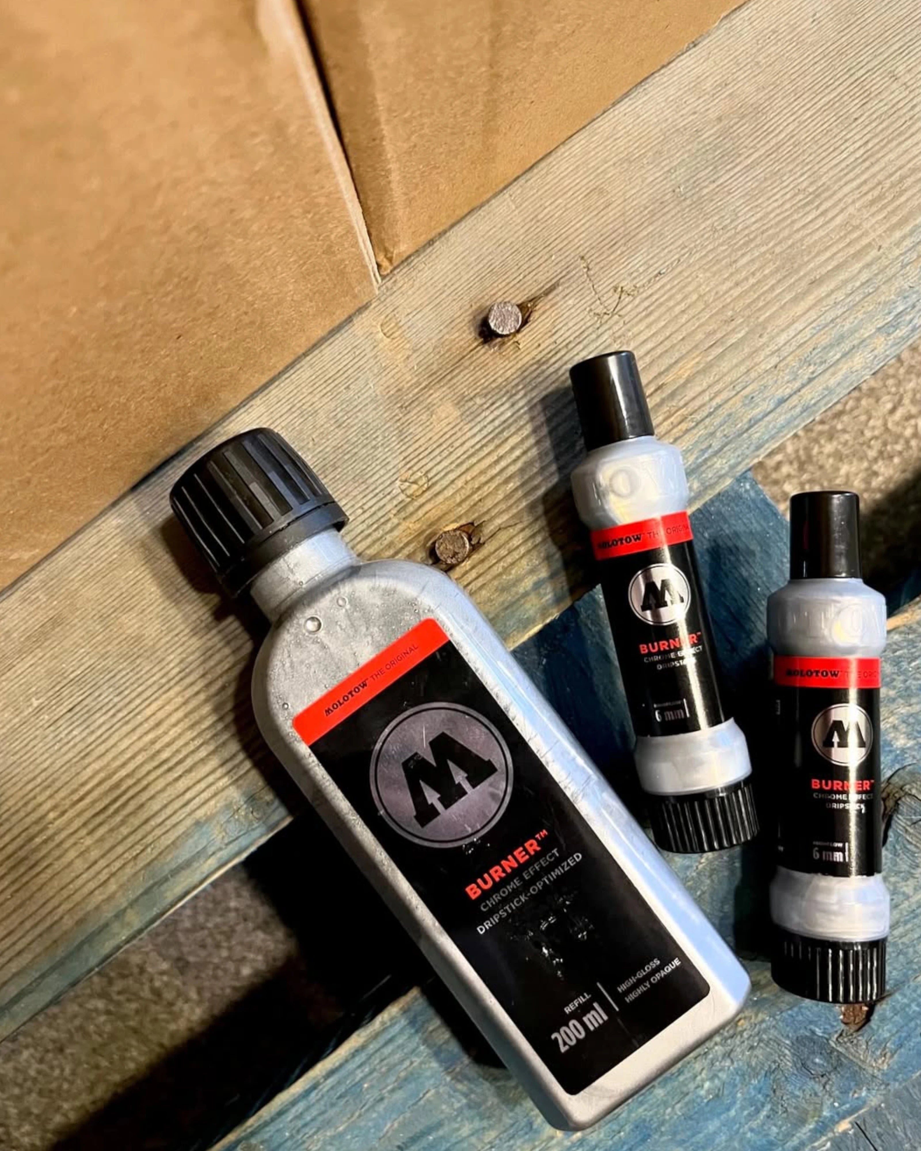 Burner Chrome Effect Refill Dripstick Optimized 200ml