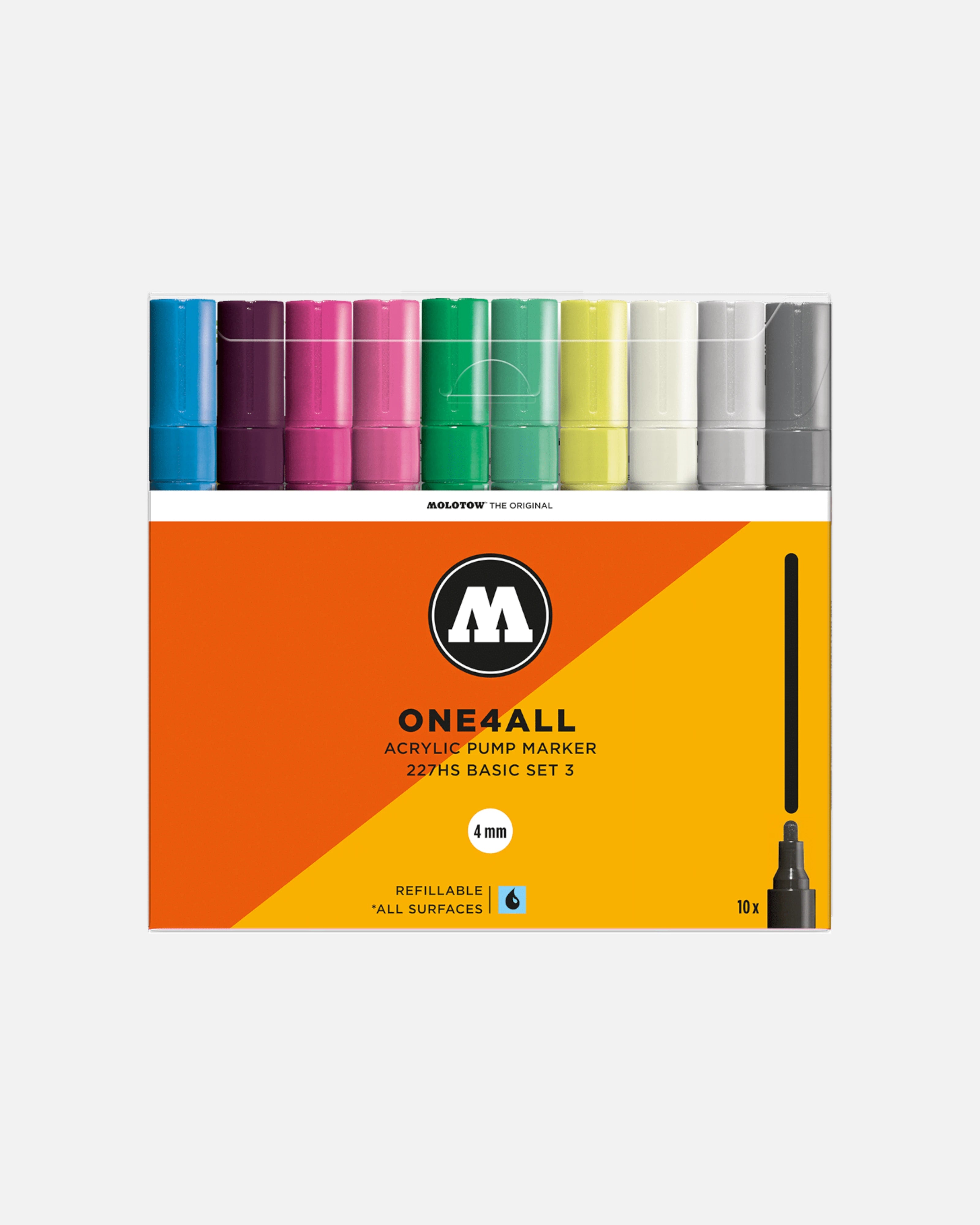 One4All™ 227 HS 4mm Marker Basic Set 3 10x