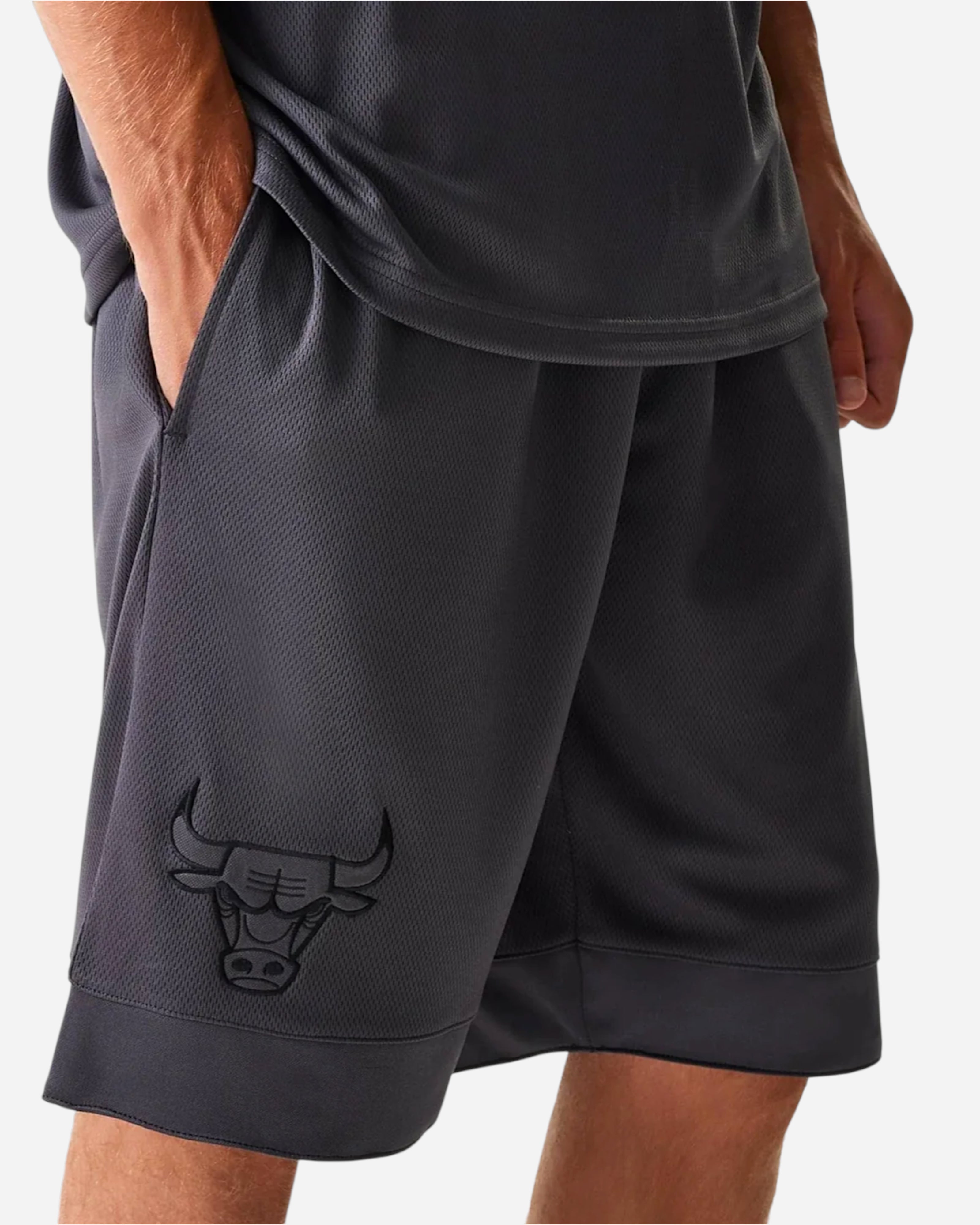 NBA Chicago Bulls Mesh Shorts Tonal Dark Grey