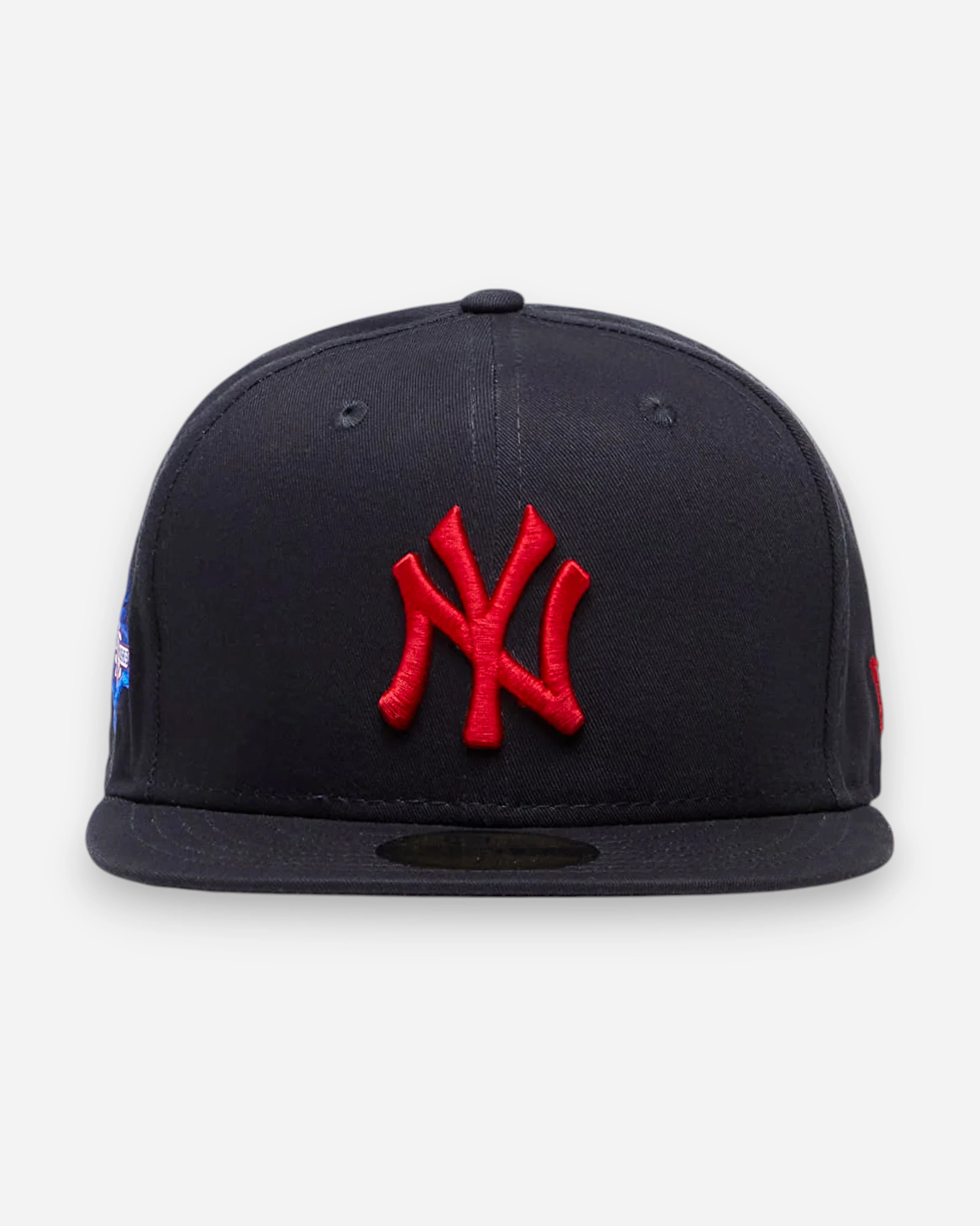 59FIFTY NY Yankees 100th Anniversary Side Patch Black Red