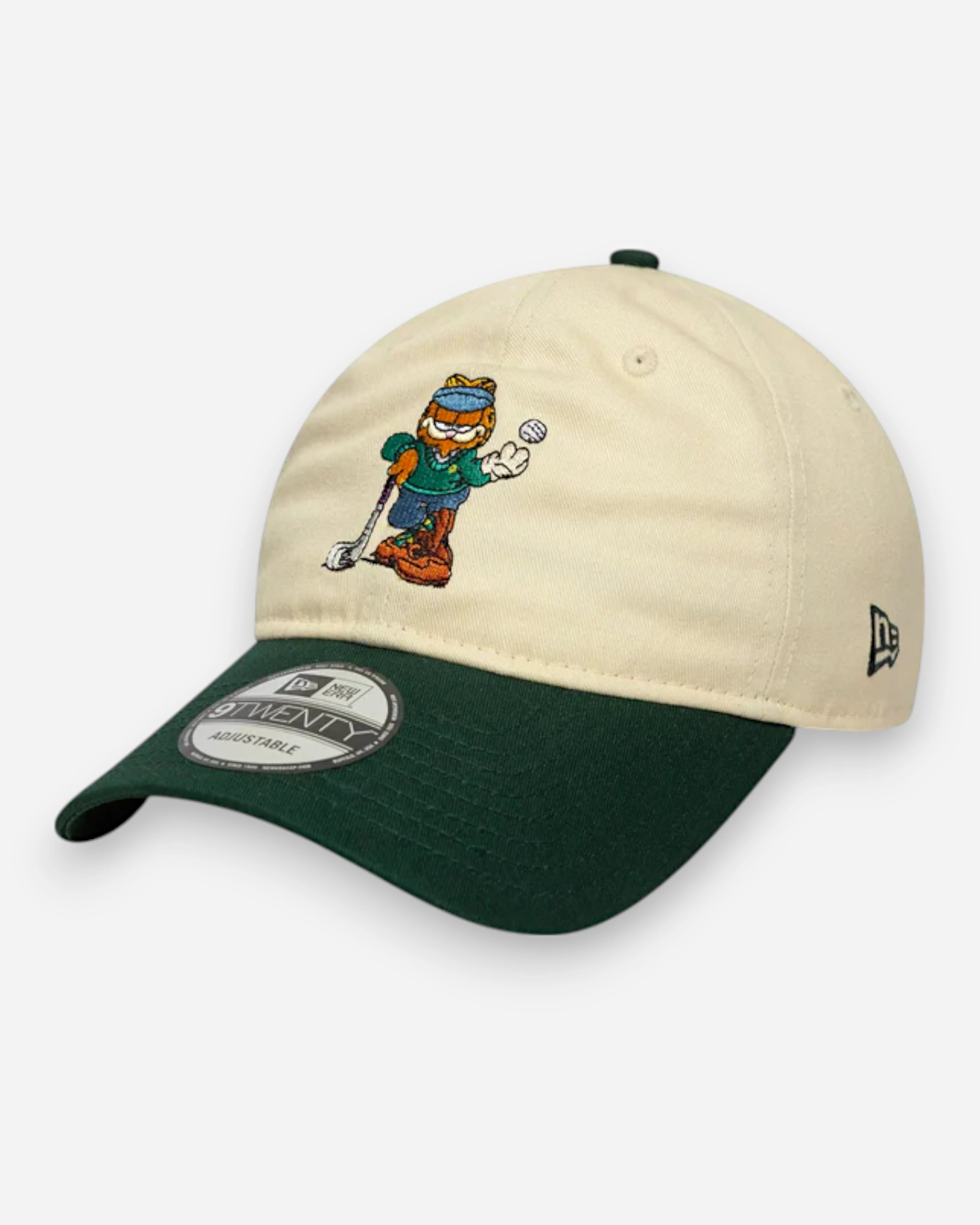 9TWENTY Garfield Adjustable Cap Golf Nickelodeon Cream